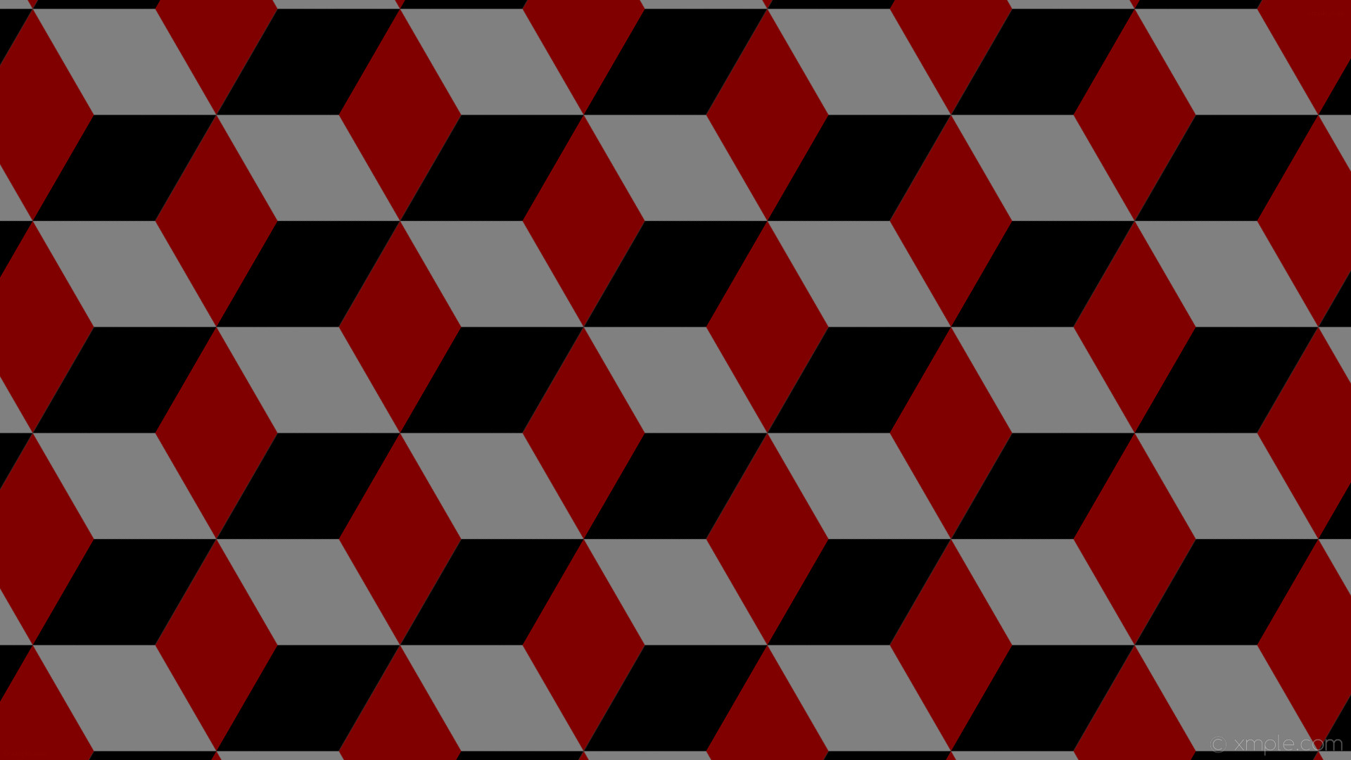 Wallpaper Black 3d Cubes Brown Grey Gray Maroon 808080 800000 000000 330 1920x1080