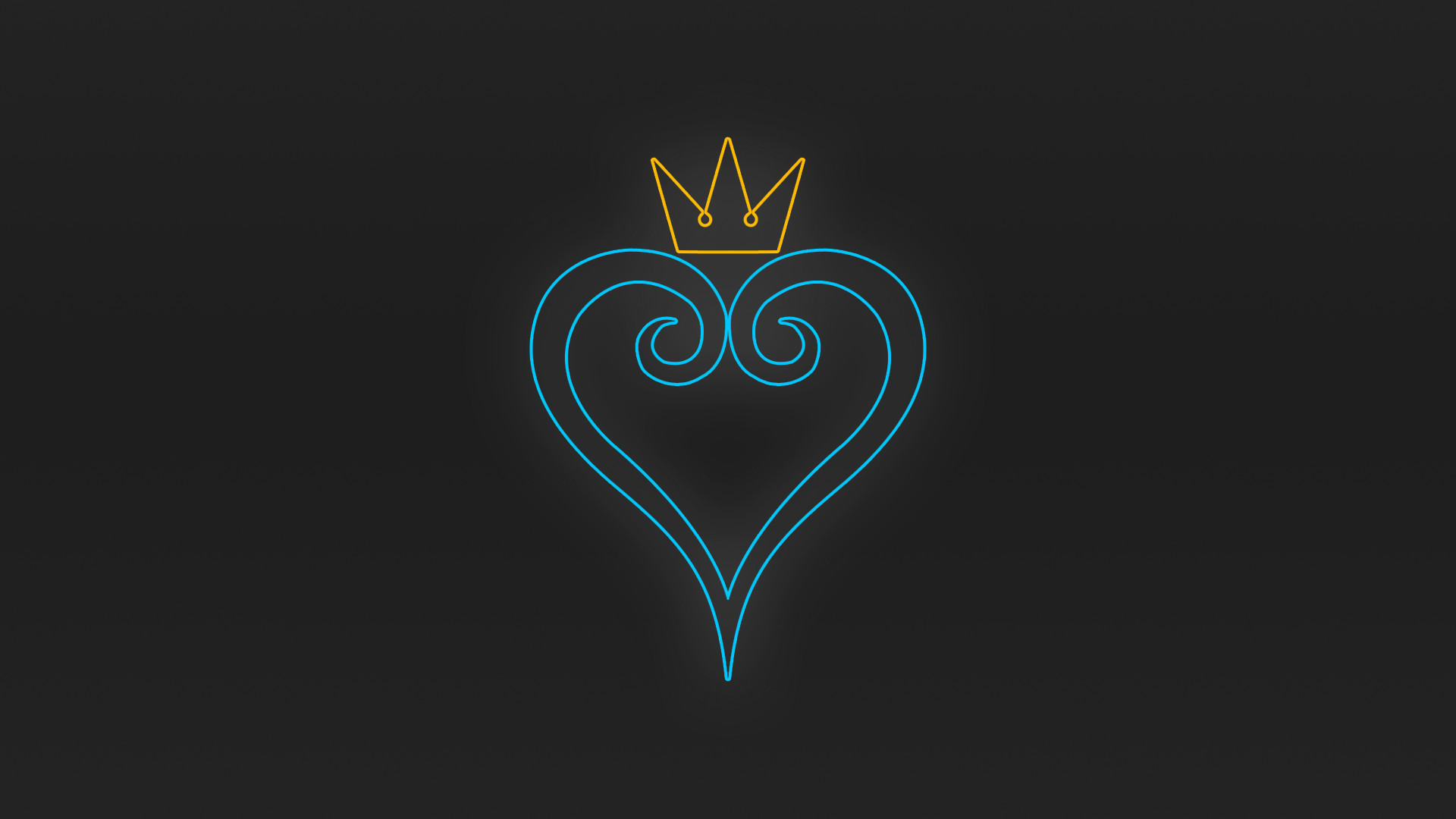 Kingdom Hearts Heart Crown Wallpaper 1920x1080