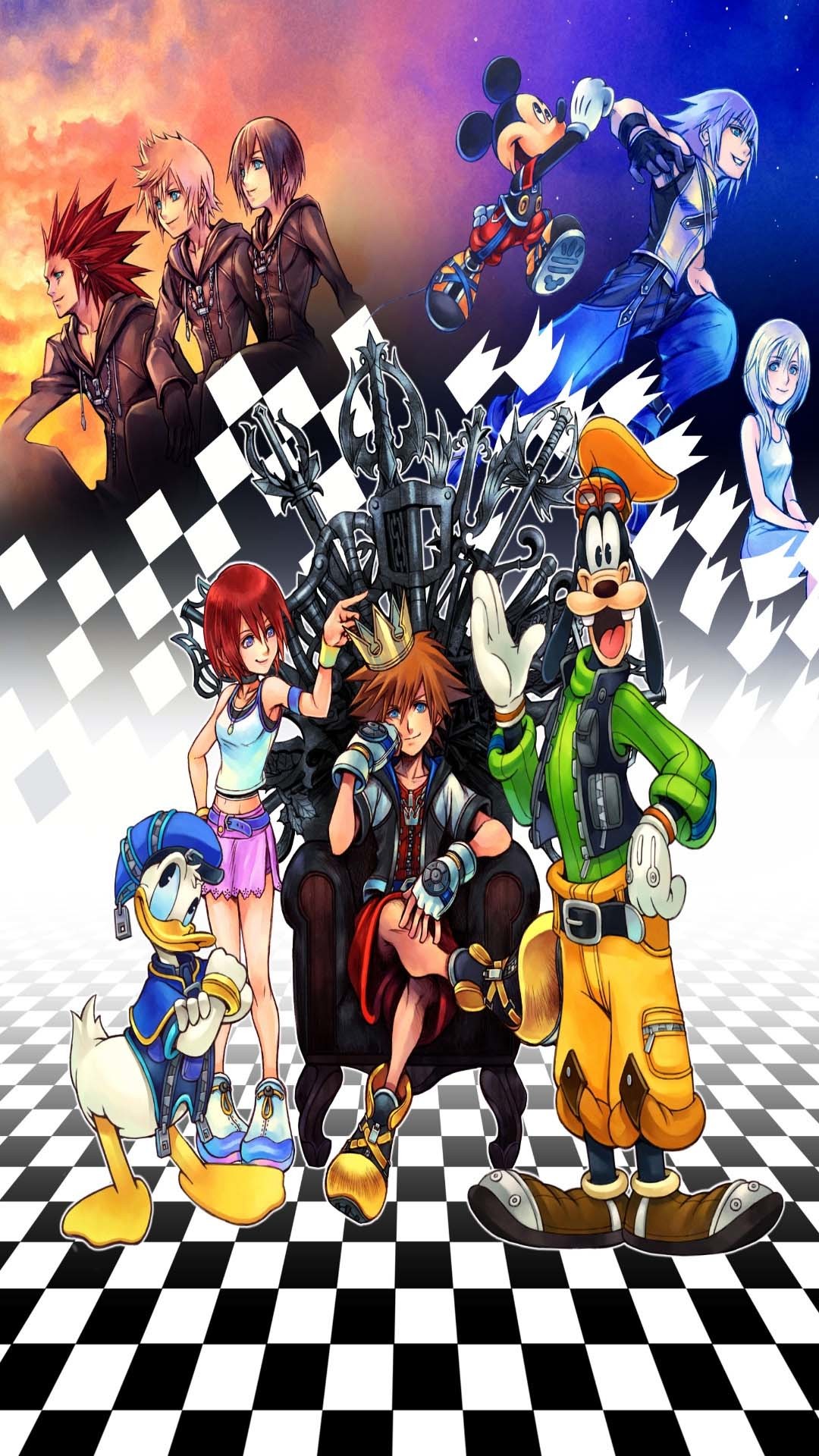 Kingdom Hearts Phone Wallpaper Wallpapersafari 1080x1920