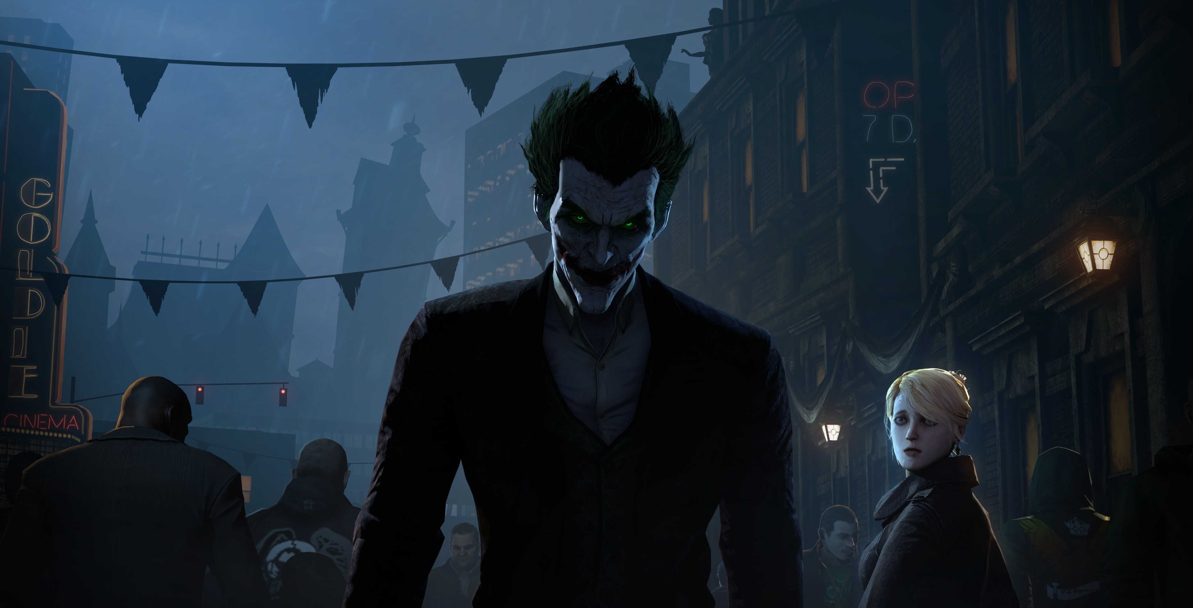 Video Game Batman Arkham Origins Joker Wallpaper 3840x1960