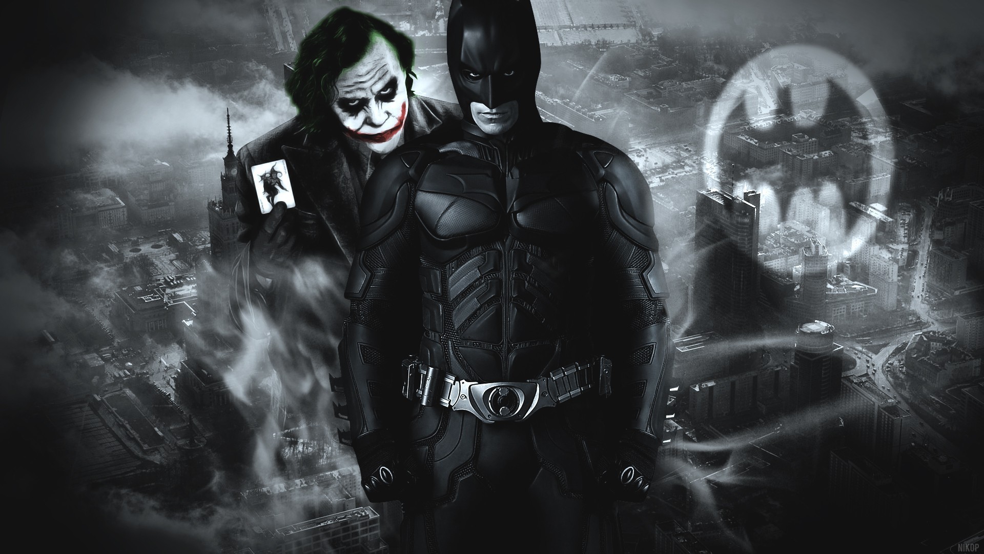 Batman The Joker Dark Knight Wallpaper 1920x1080