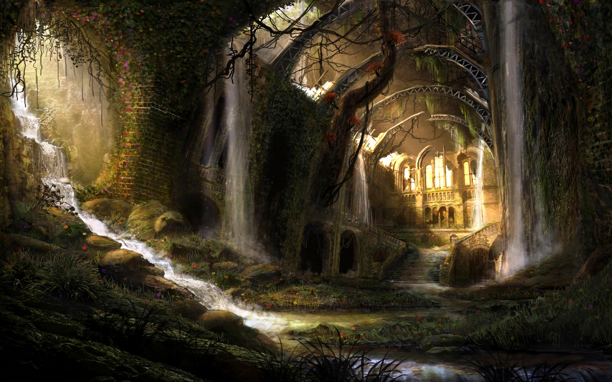 Fantasy Landschaft Wallpaper 2560x1600