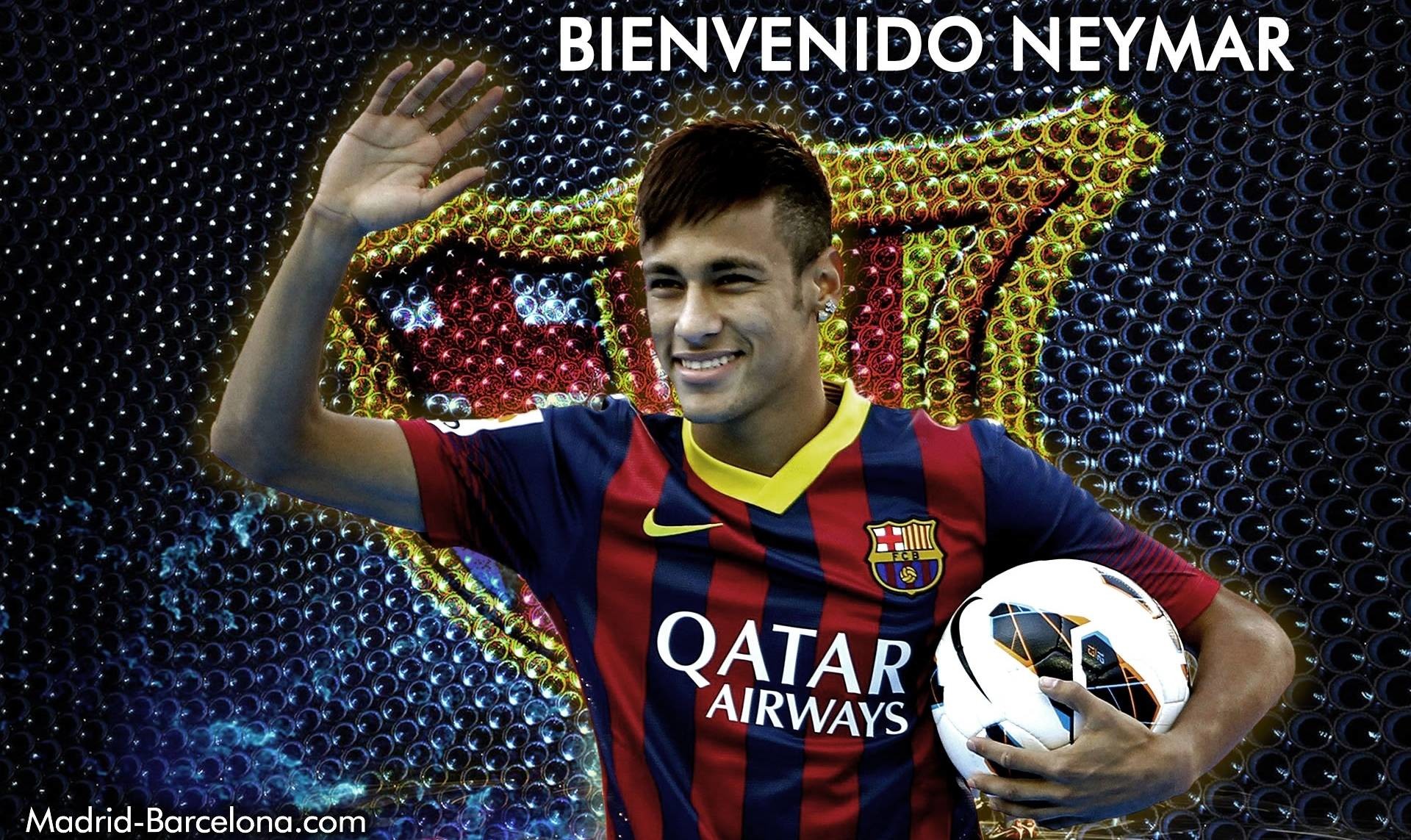 Neymar Welcome To Barcelona Hd Wallpaper Wallpup 1920x1143