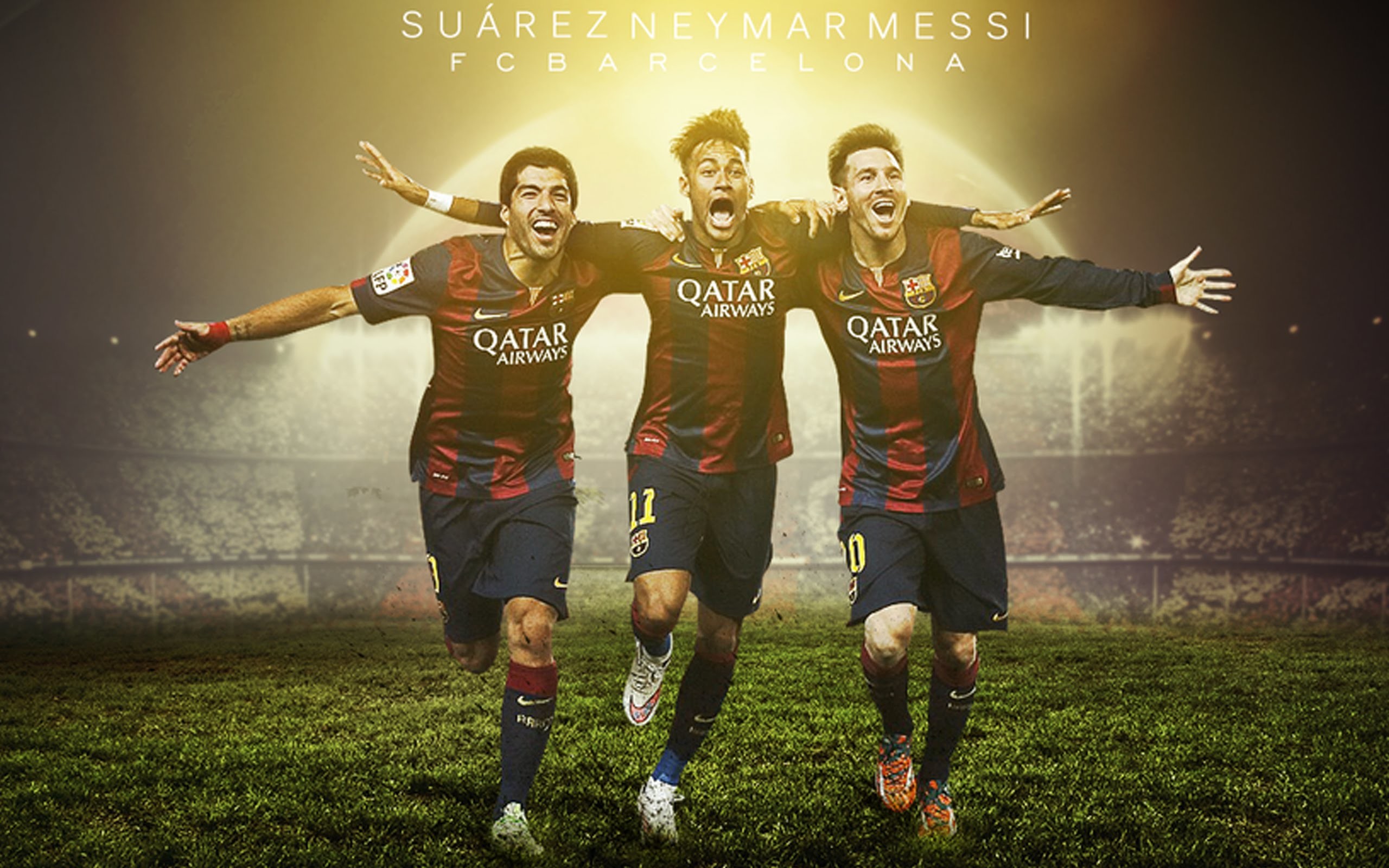 Messi Neymar Suarez Wallpaper 2560x1600