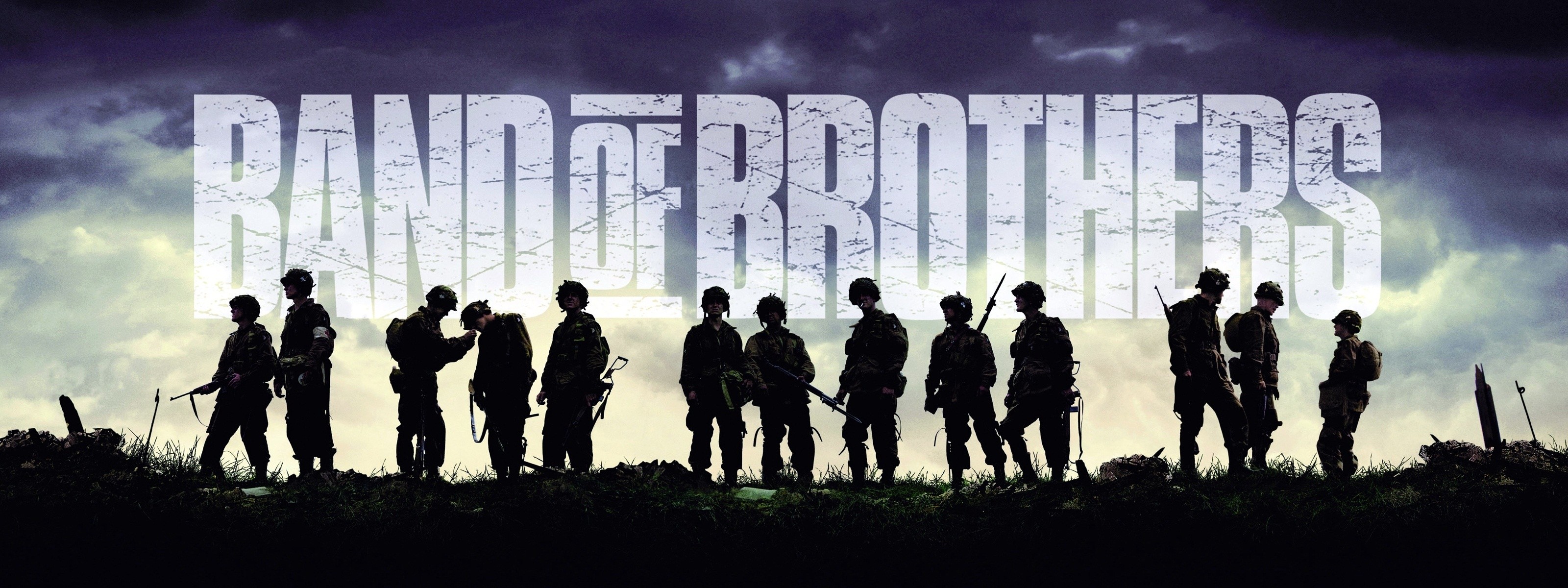 Band Of Brothers Tv Series Wallpapers Hd 3200 1200 3200x1200