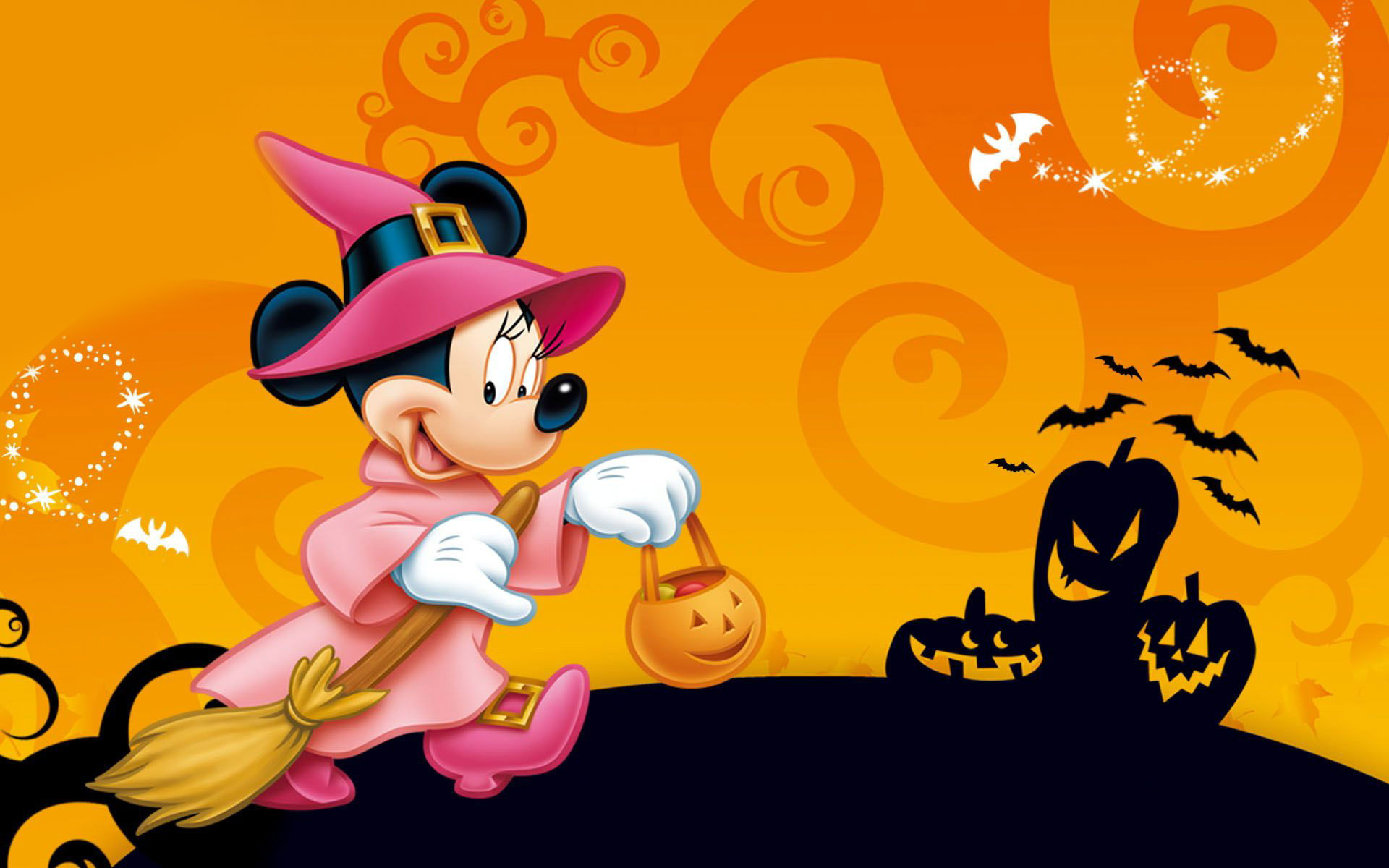 Mickey Mouse Wallpapers Blog Archive Halloween Mickey Pumpkin 1920x1200