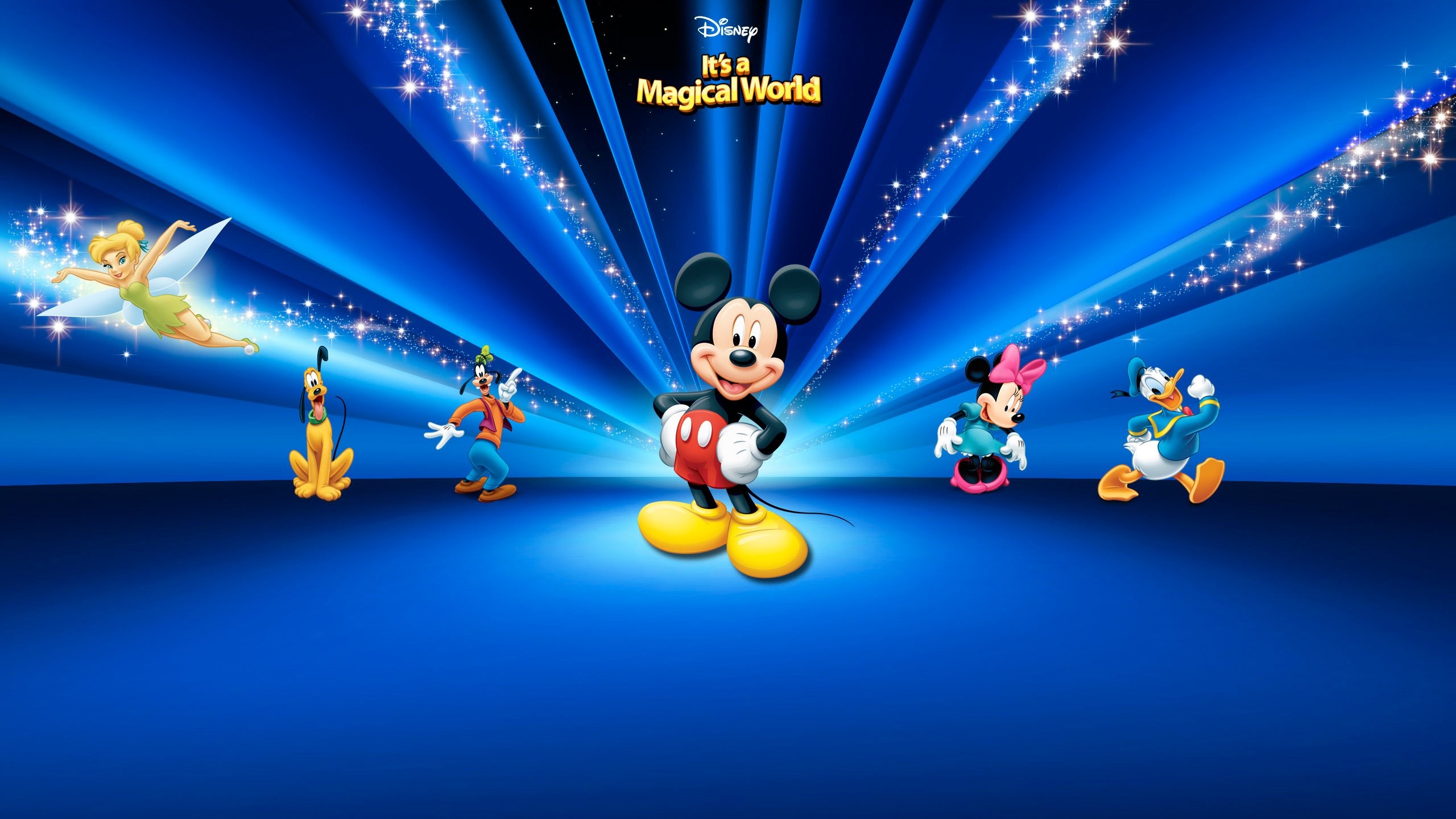 Mouse Mickey Cartoon Disney Danald Minnie Goofy Backgrounds Daisy World Blue Sparkling High Definition Amazing Desktop Wallpapers For Windows Apple Mac 2560x1440