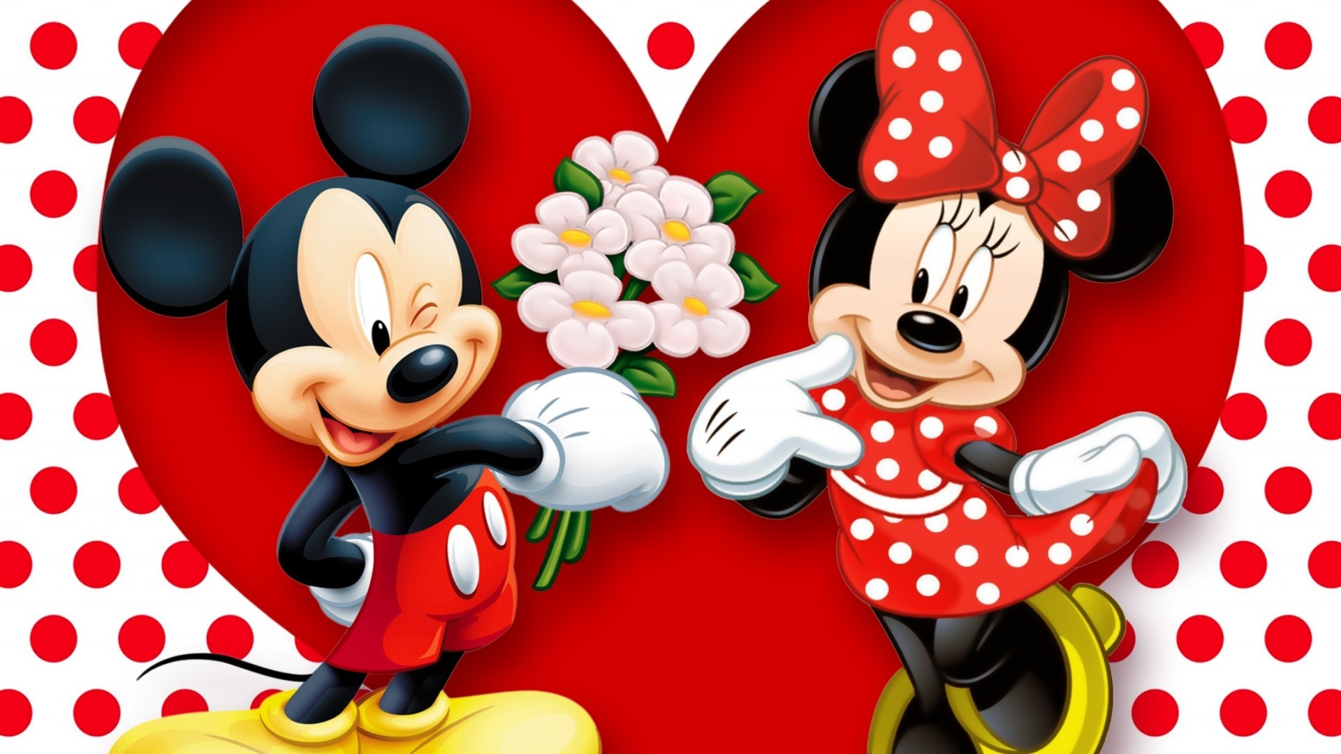 Preview Wallpaper Minnie Mouse Mickey Mouse Mouse 1920x1080 1920x1080
