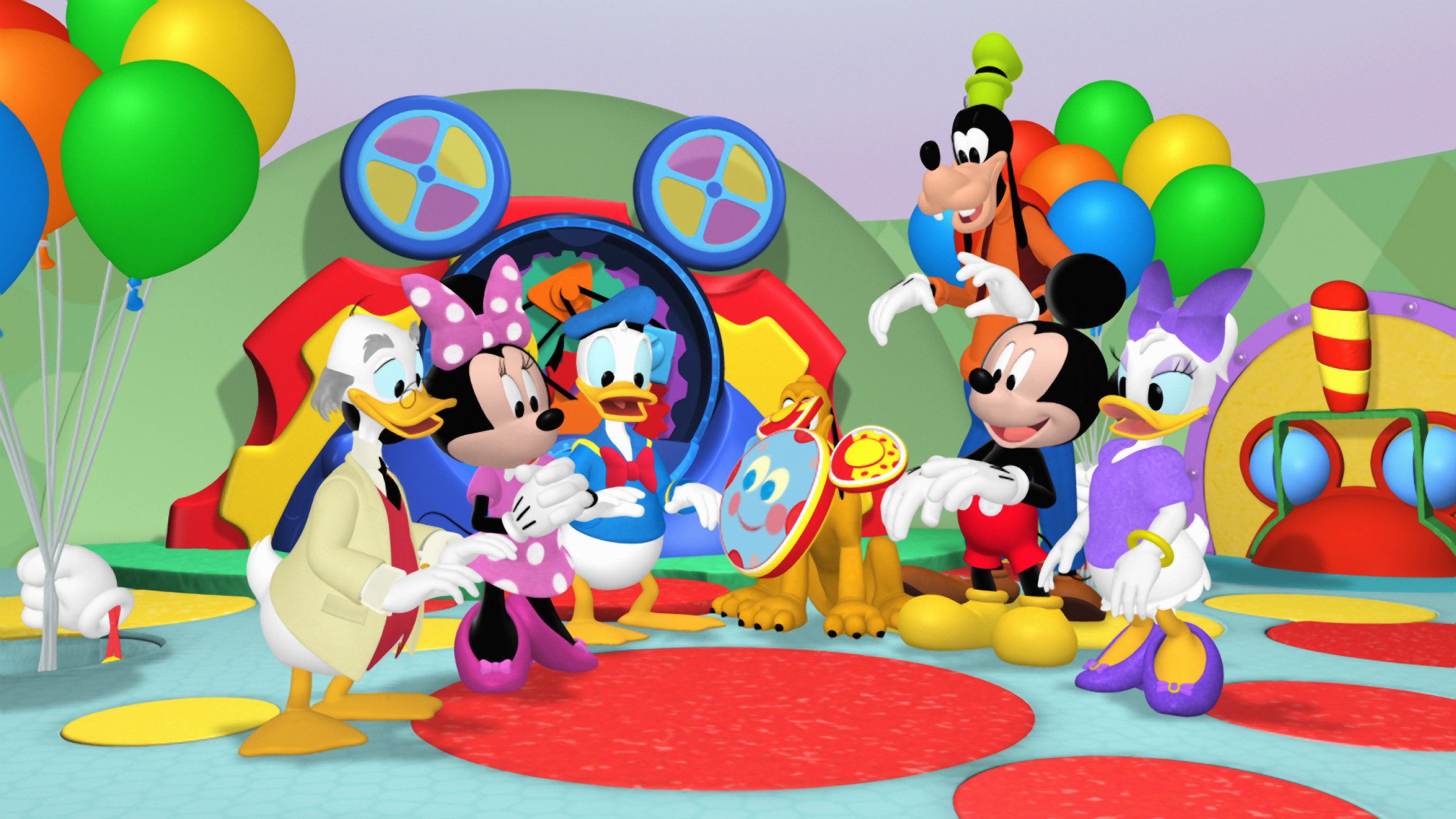 Mickey Mouse Clubhouse Wallpapers Mickey Mouse Clubhouse Party Wallpaper Hd 3000x1687
