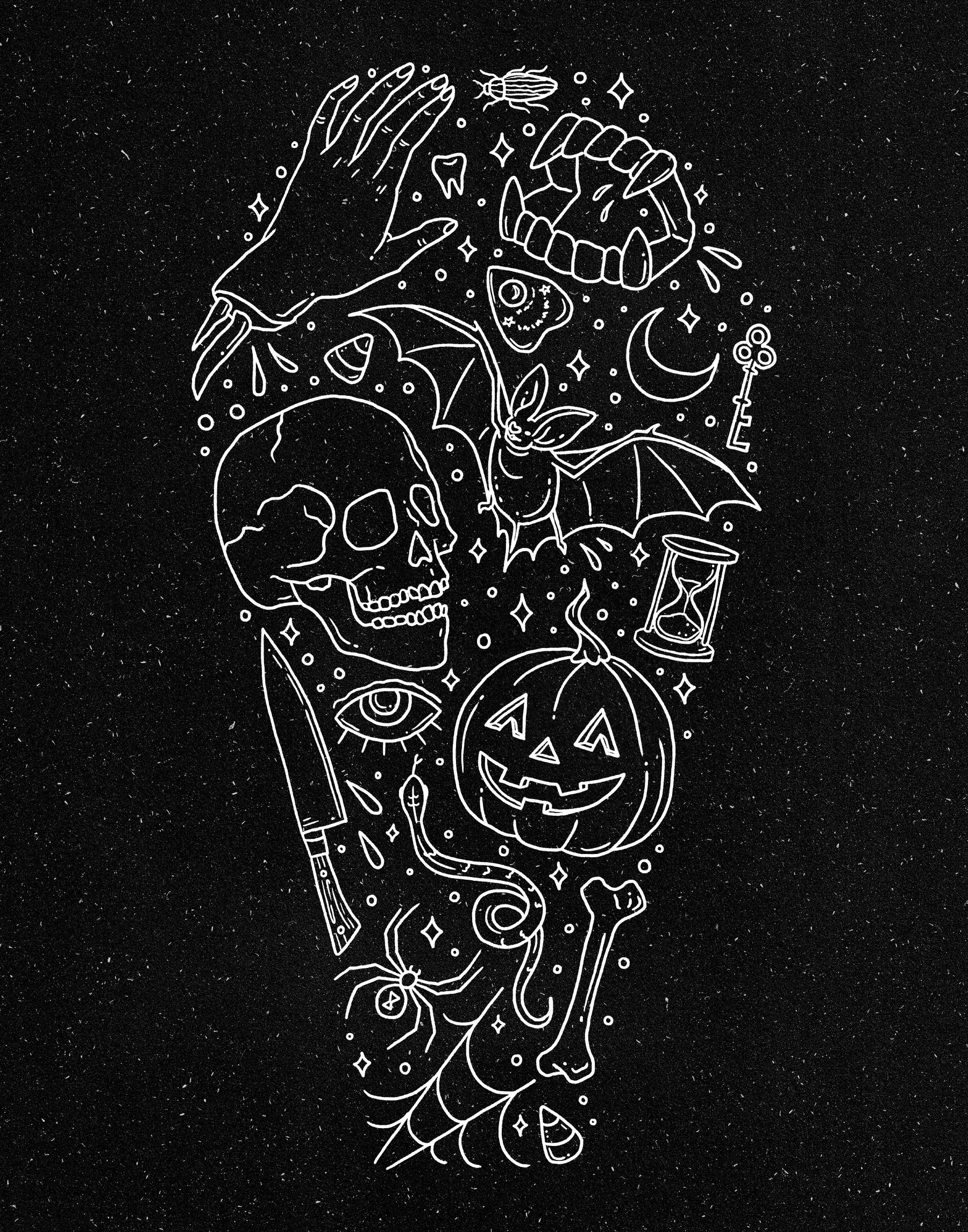 Corinne Alexandra Vampire Tattoo Vampire Skull Skeleton Pumpkin Skull Pumpkin Spooky Tattoos 1800x2291