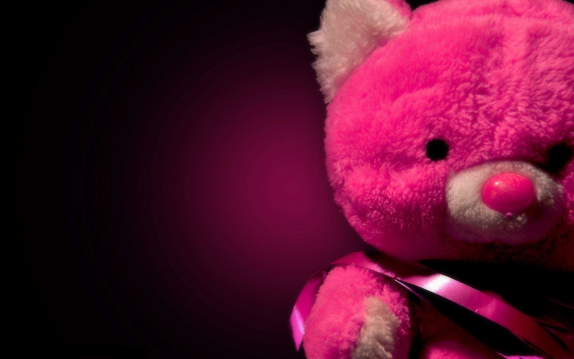 Wallpapers For Gt Pink Cute Teddy Bear Wallpapers 1920x1200