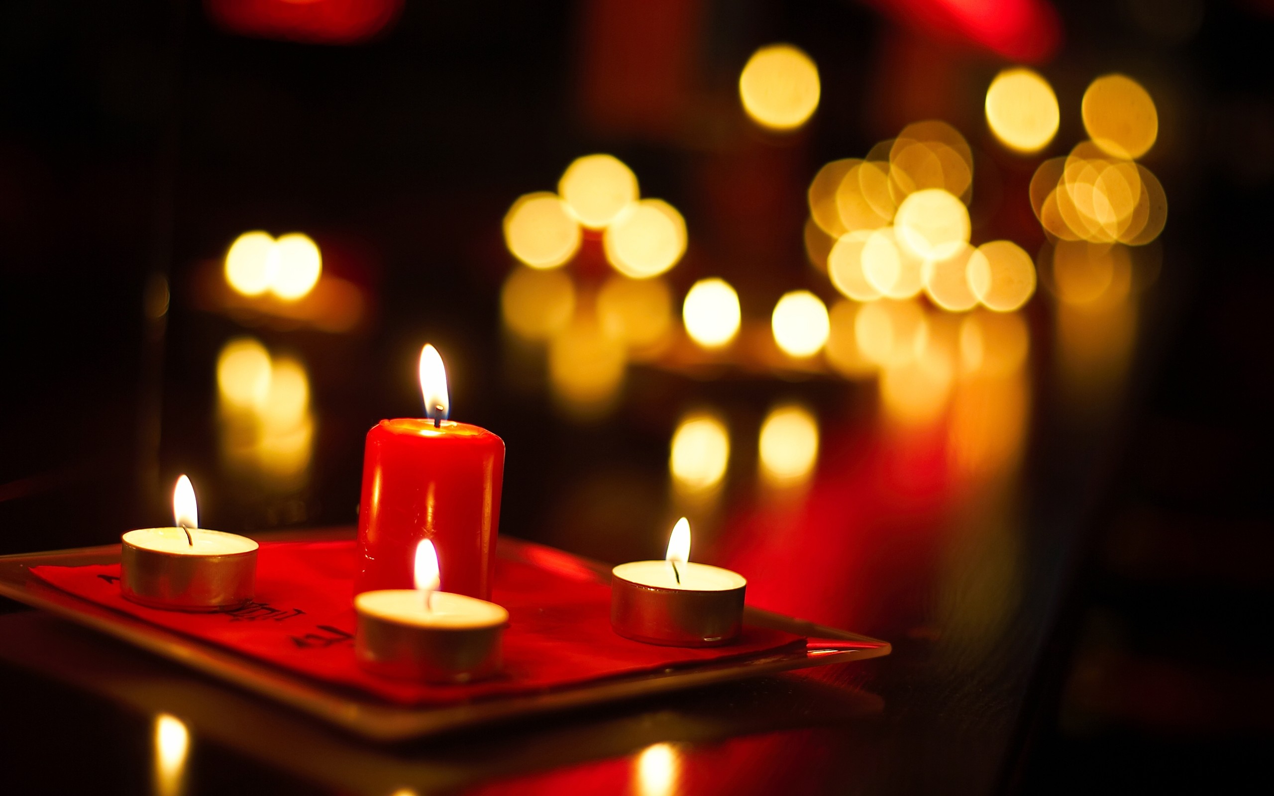 Photography Candle Romantic Wallpaper 2560x1600