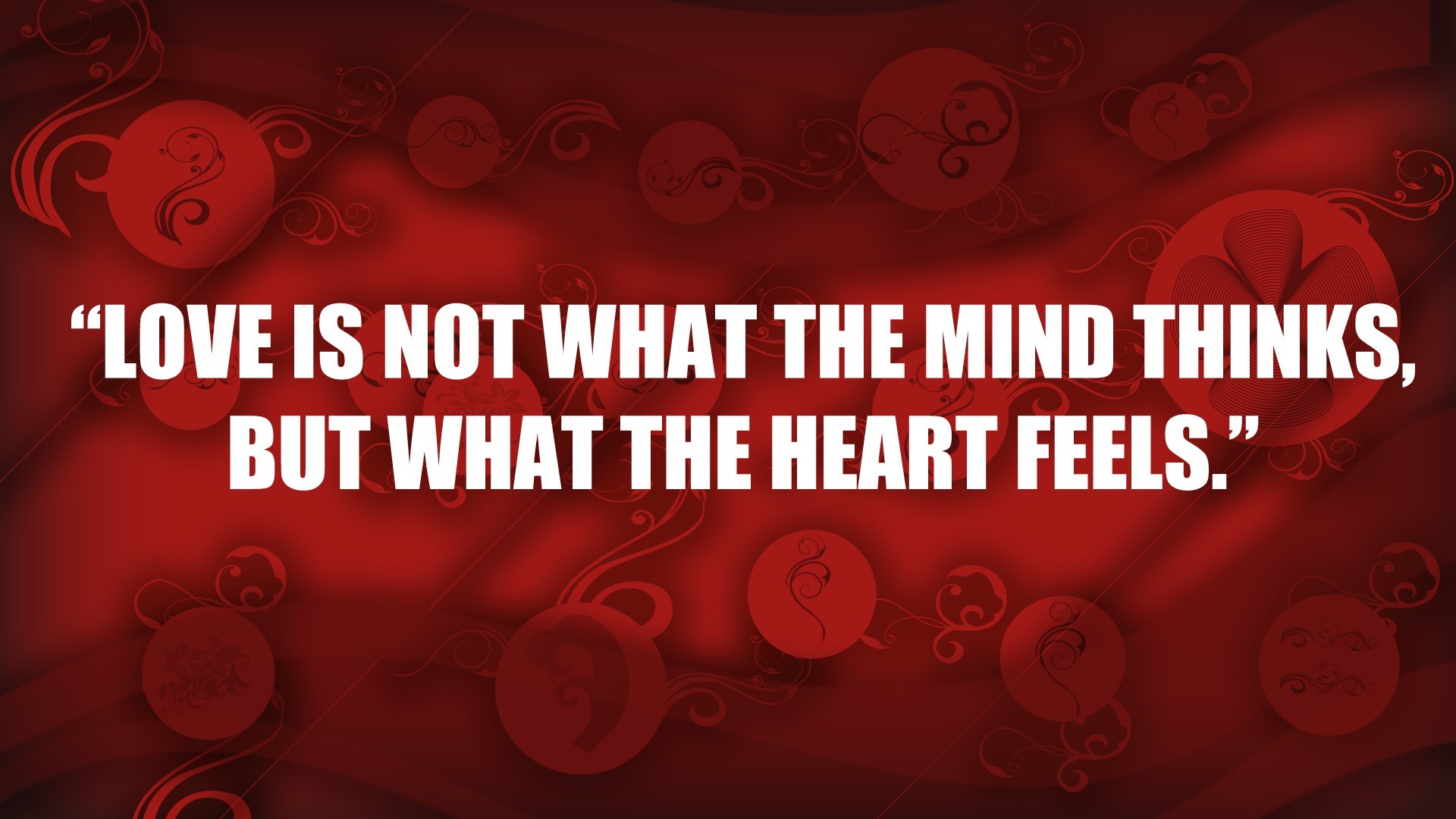 Red Quote Hd Wallpaper Love You 1920x1080