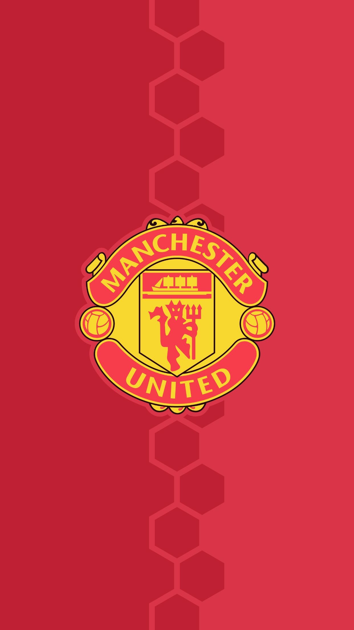 Wallpaper Logo Manchester United 2022 1242x2208