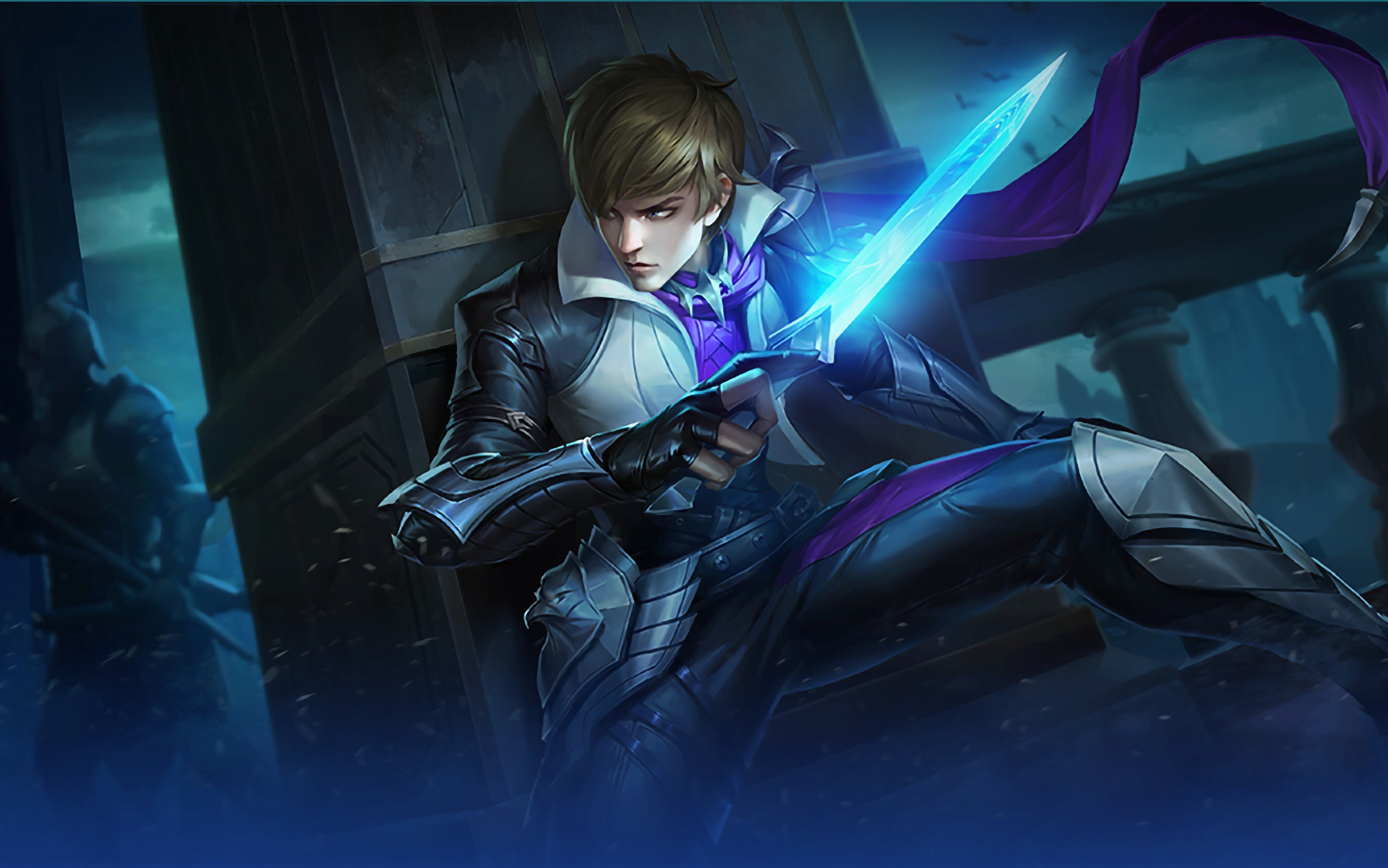 Gusion Holy Blade Heroes Assassin Mage Of Skins Mobile Legends Wallpaper Hd For Pc 3196x2000