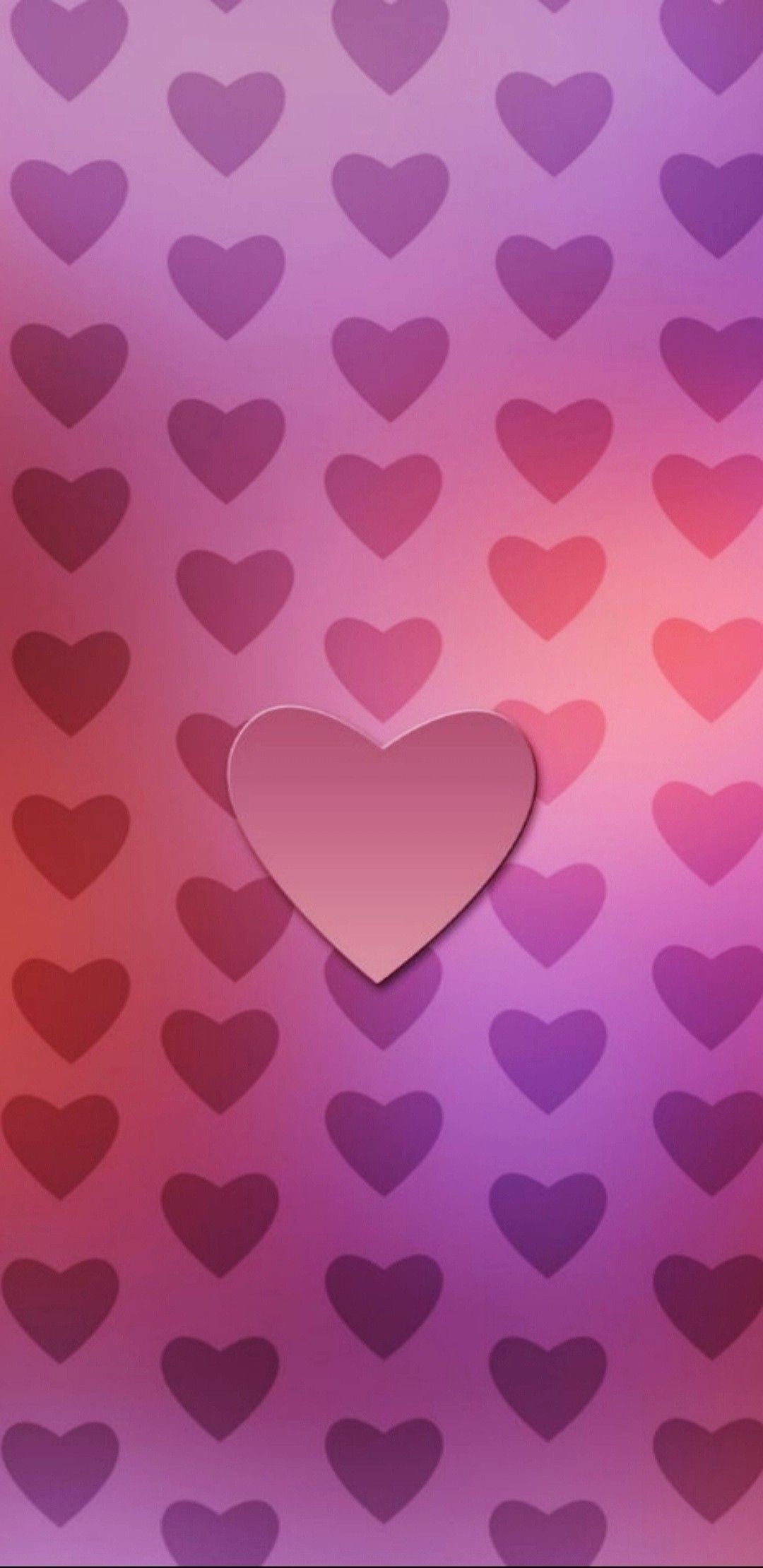 Heart Wallpaper Pink Wallpaper Pretty Wallpapers Iphone Wallpapers Beautiful Hearts Wall 1080x2220