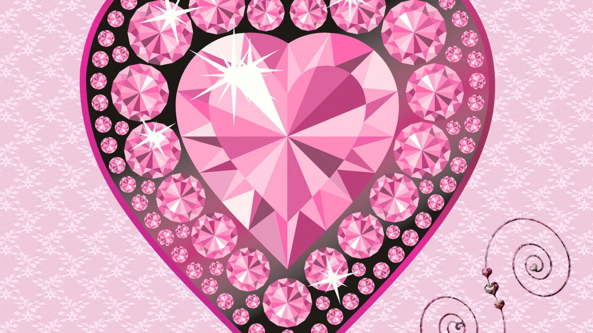 Pretty Heart Wallpapers Pic Wpxh520360 2048x1152