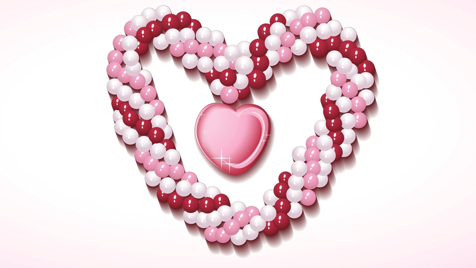 Beautiful Heart Necklace Wallpaper Download 1920x1080