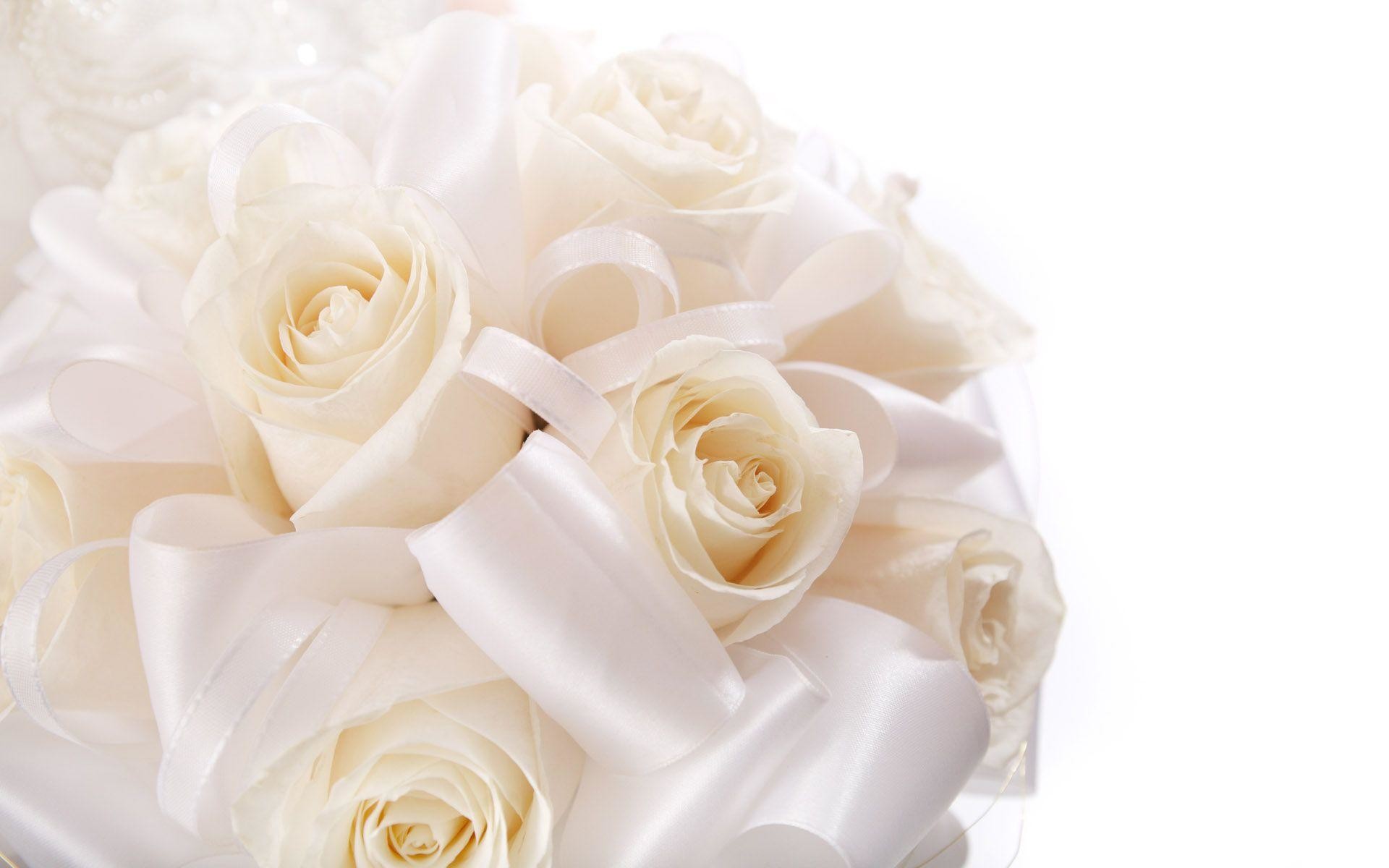 Wedding Rings And Flowers Background Giant Design 1920x1200