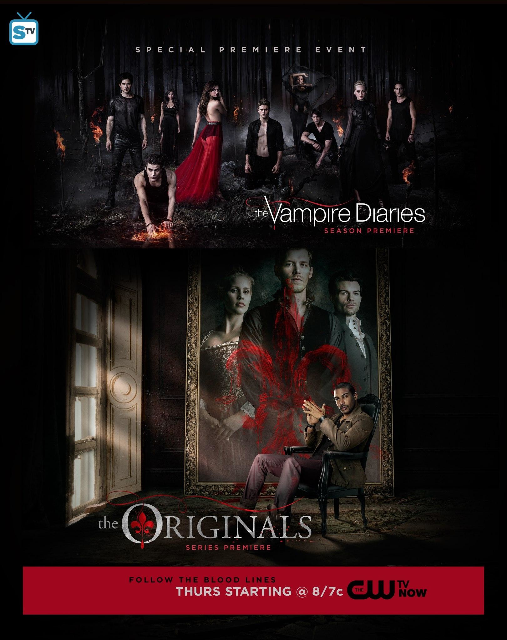 Vampire Diaries The Originals Season Premiere Combo Poster 1621x2048