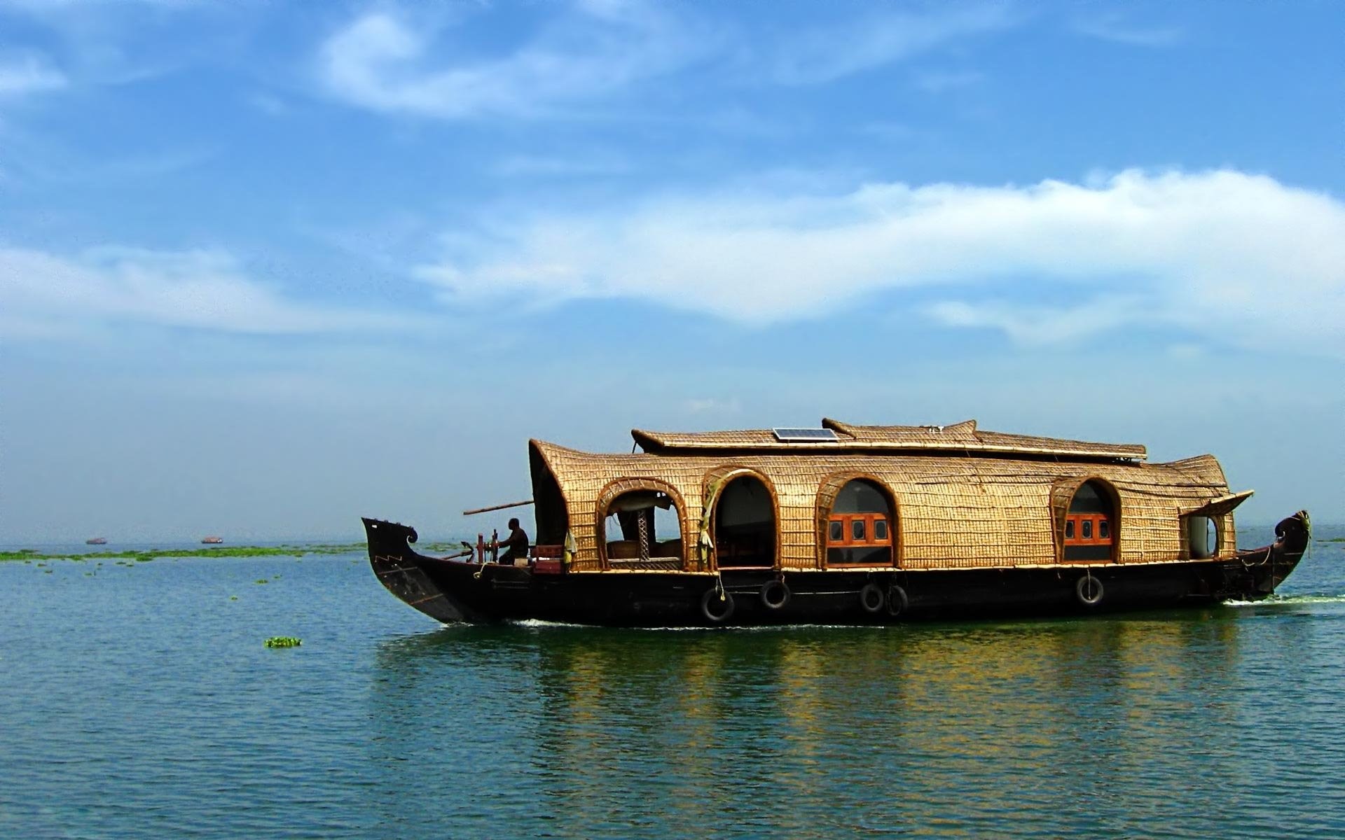 Houseboat Kerala 289553 1920x1200