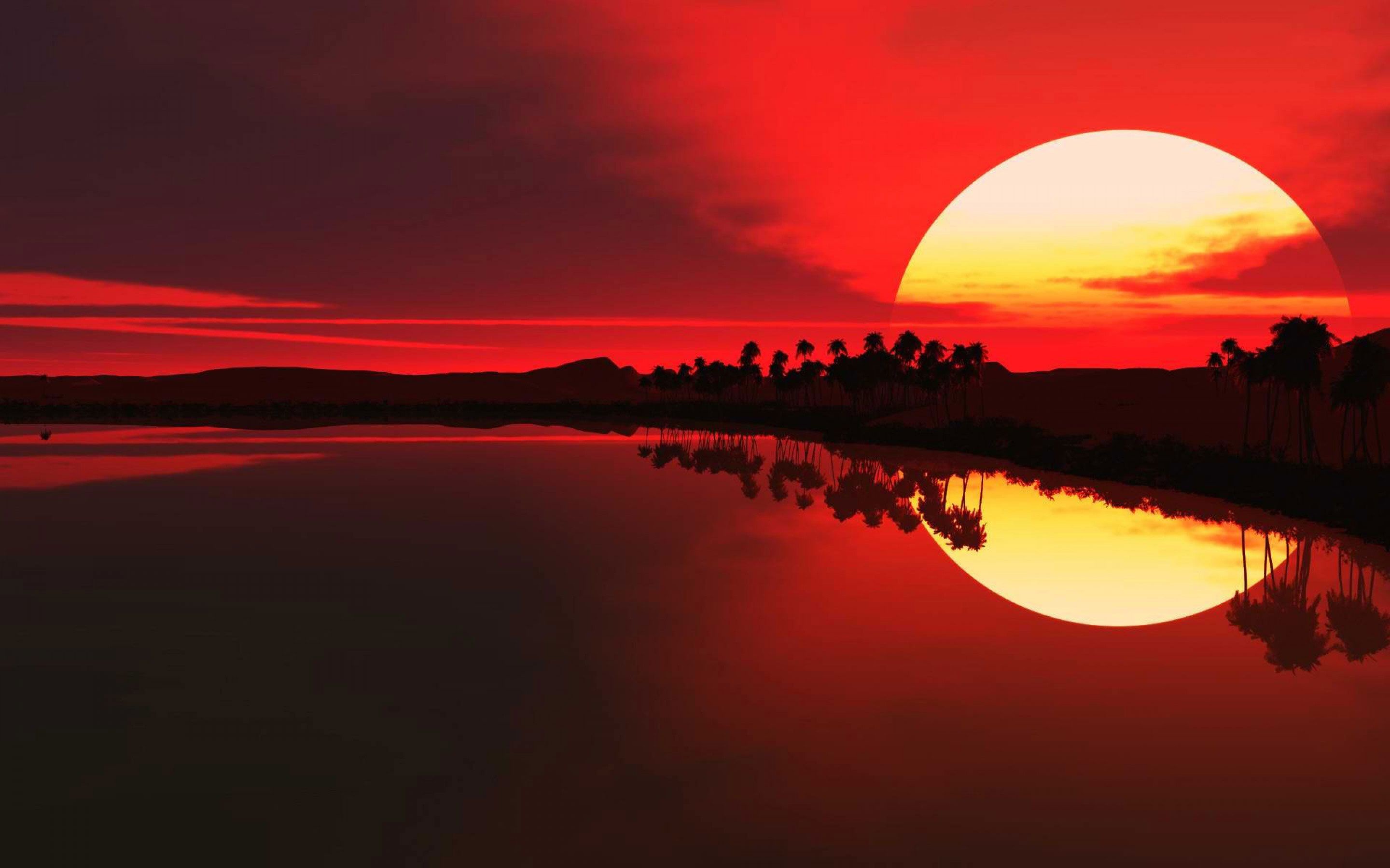 Sunset Hd Backgrounds Wallpaper Desktop Widescreen Of Pc Pics 2880x1800