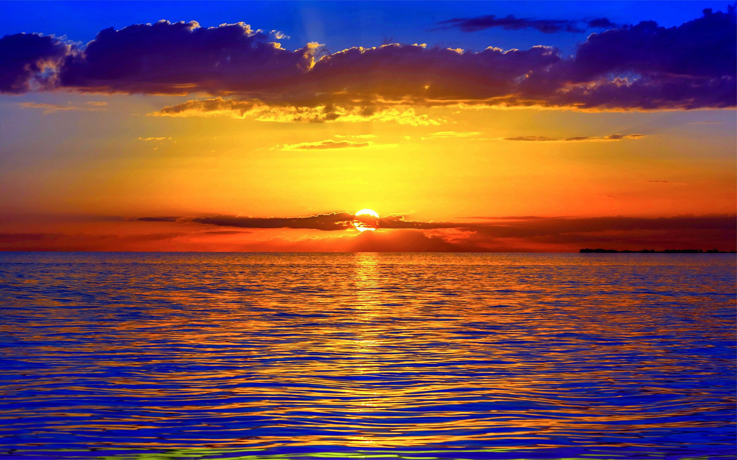 Amazing Ocean Sunset Photos Wallpaper Desktop Images Background Photos Download Hd Windows Wallpaper Iphone Mac 2560 1600 Wallpaper Hd 2560x1600
