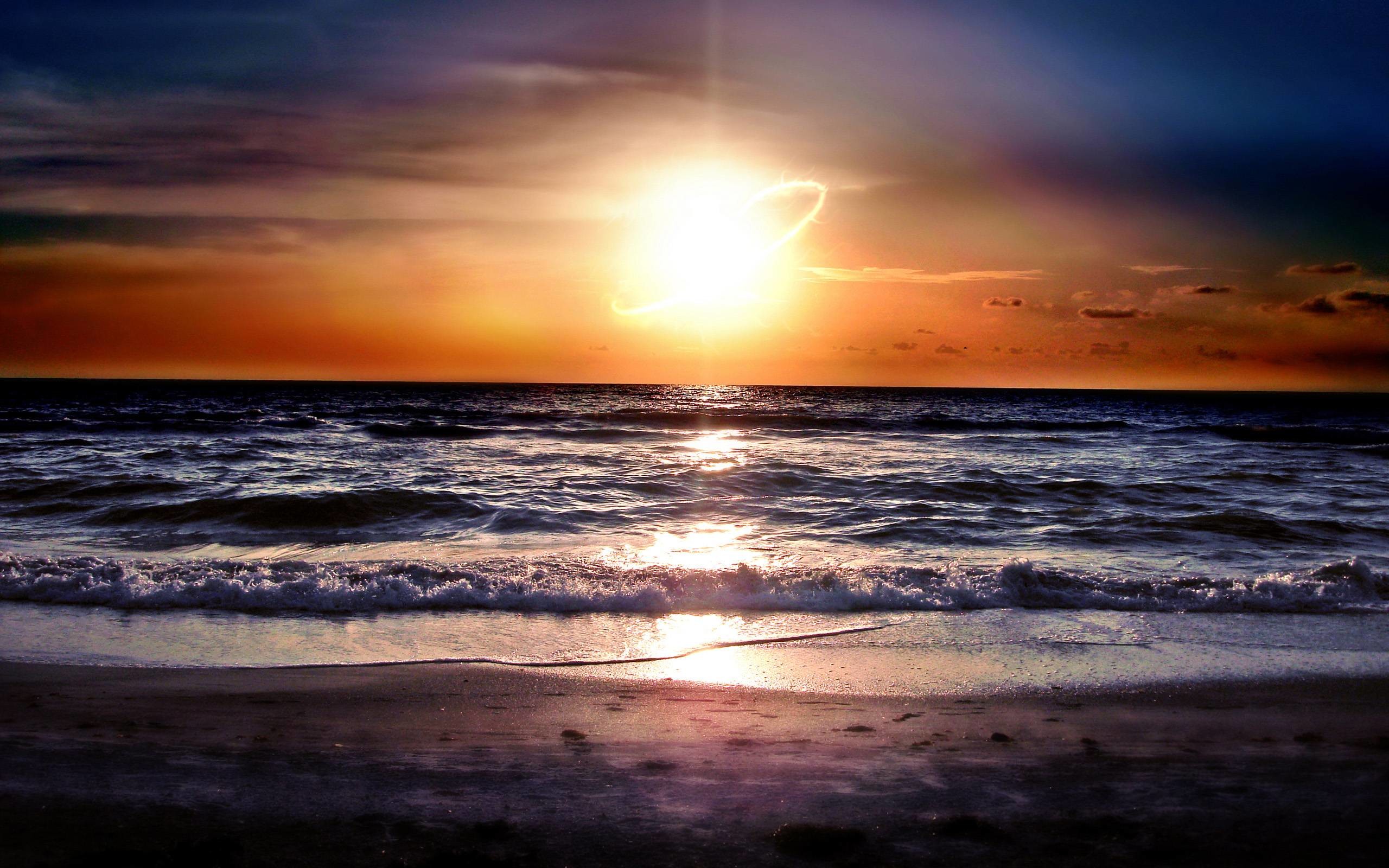 Desktop Free Beautiful Hd Sunset Image 2560x1600