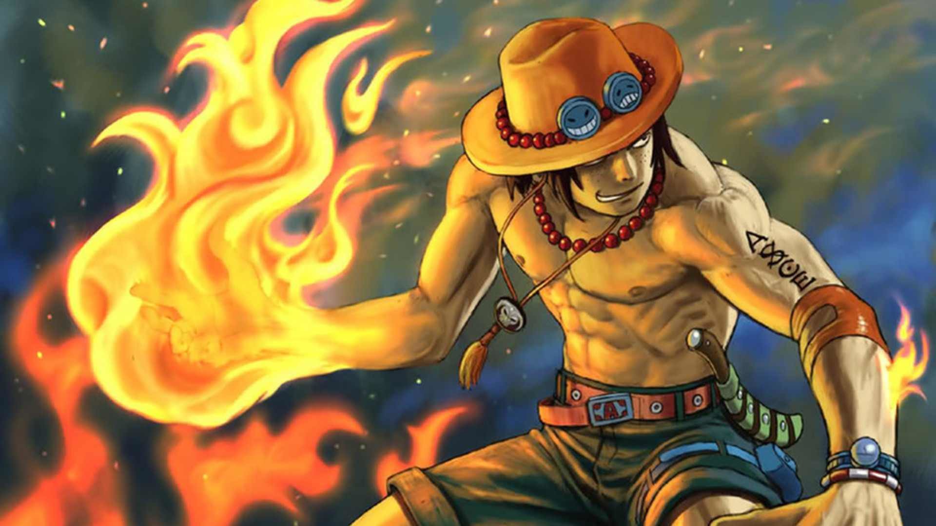 One Piece Ace Background Wallpaper Hd Wallpapers 1920x1080