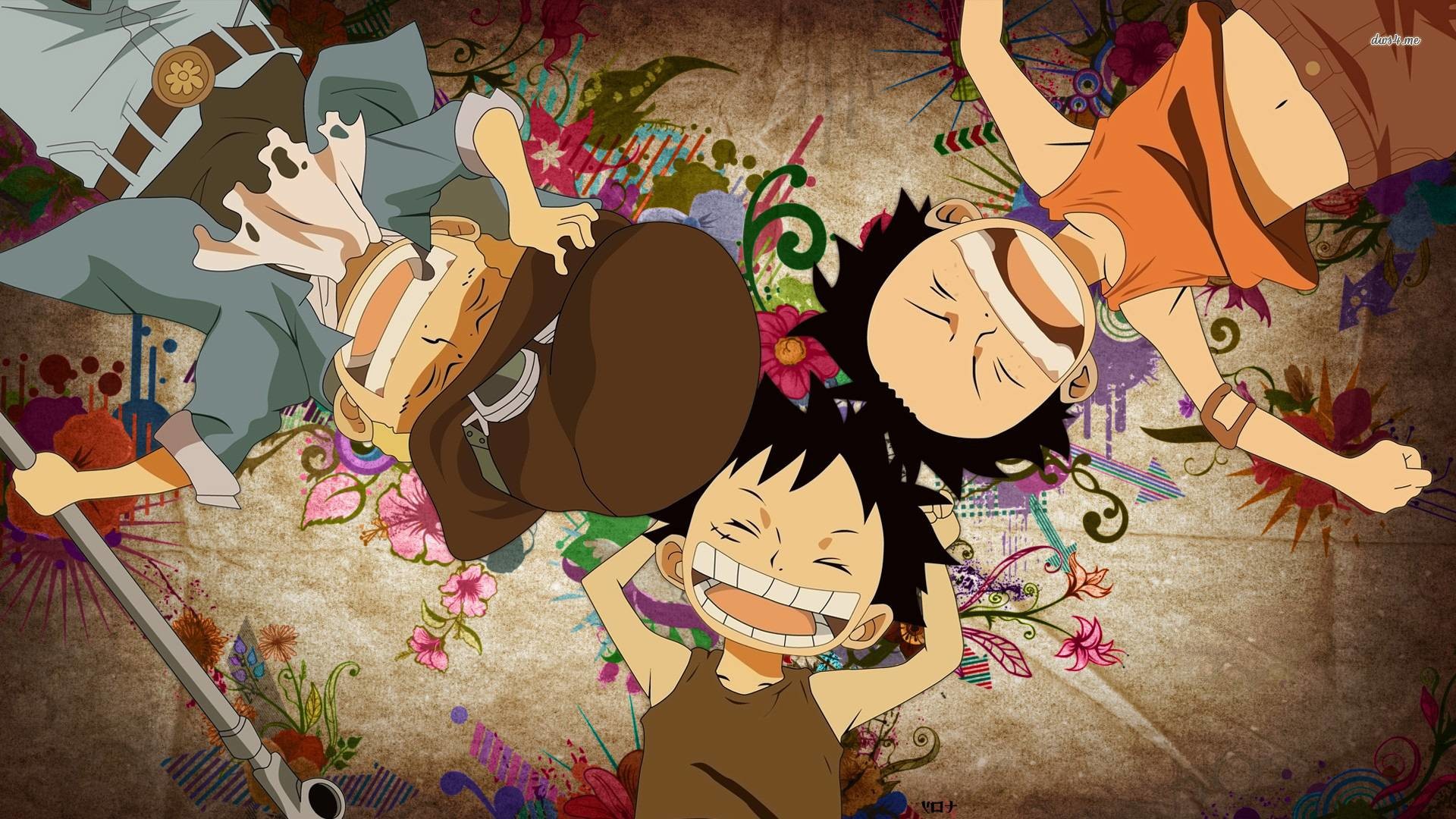 One Piece Monkey D Luffy Sabo Portgas D Ace Wallpapers Hd 1920x1080