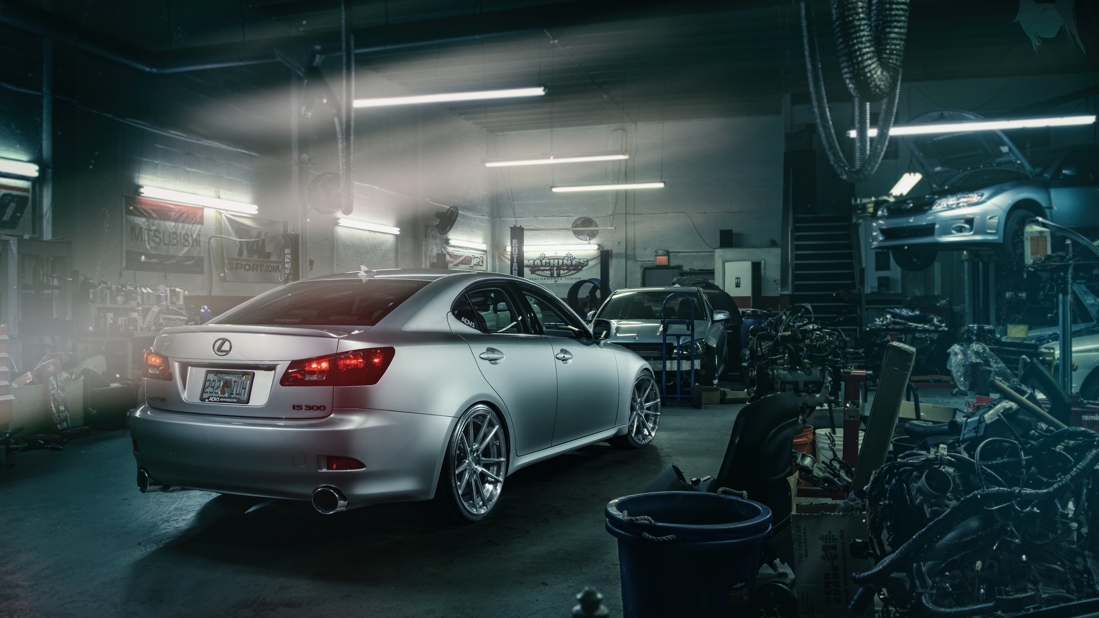 The 3rd Wallpaper With Lexus Is 250 Seen From Rear Side 3840x2160