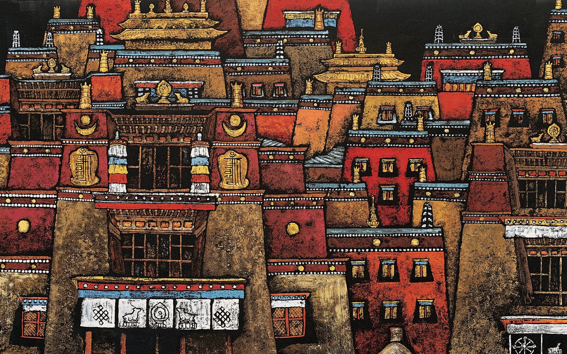 Artistic Tibetan Wallpaper 1920x1200