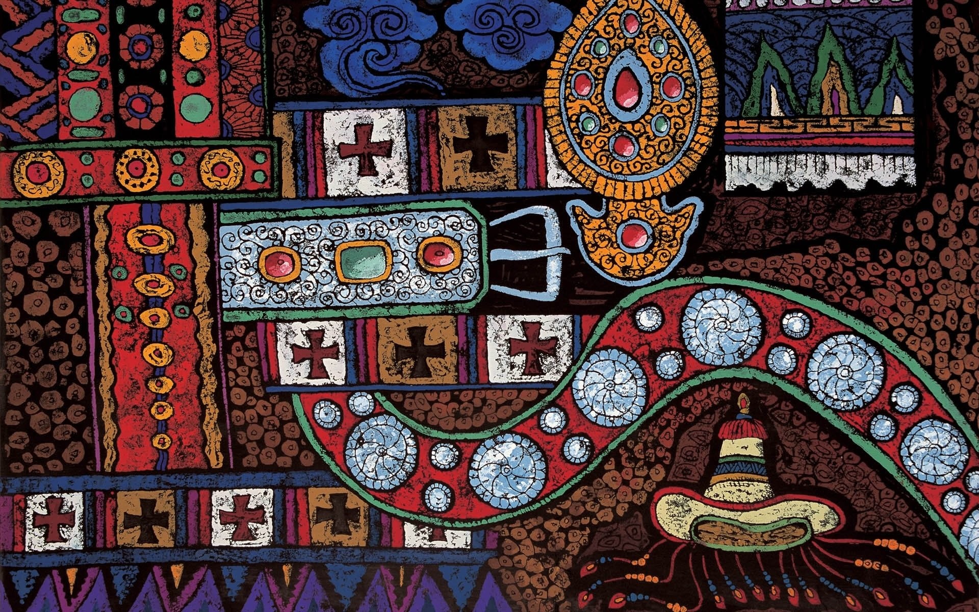 Artistic Tibetan Wallpaper 1920x1200