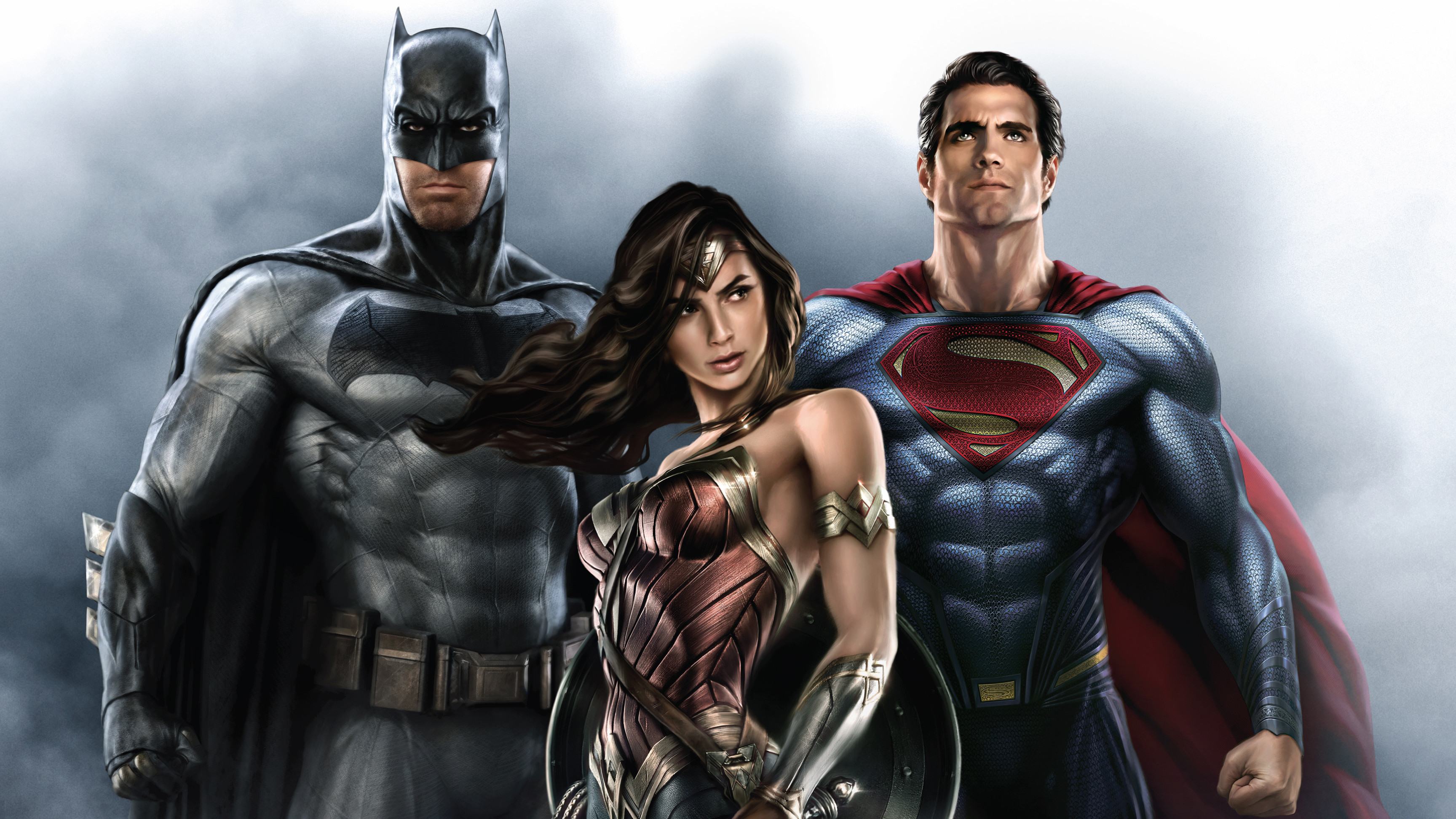 Batman Justice League Dc Comics Superman Wonder Woman Wallpaper And Background 3456x1944
