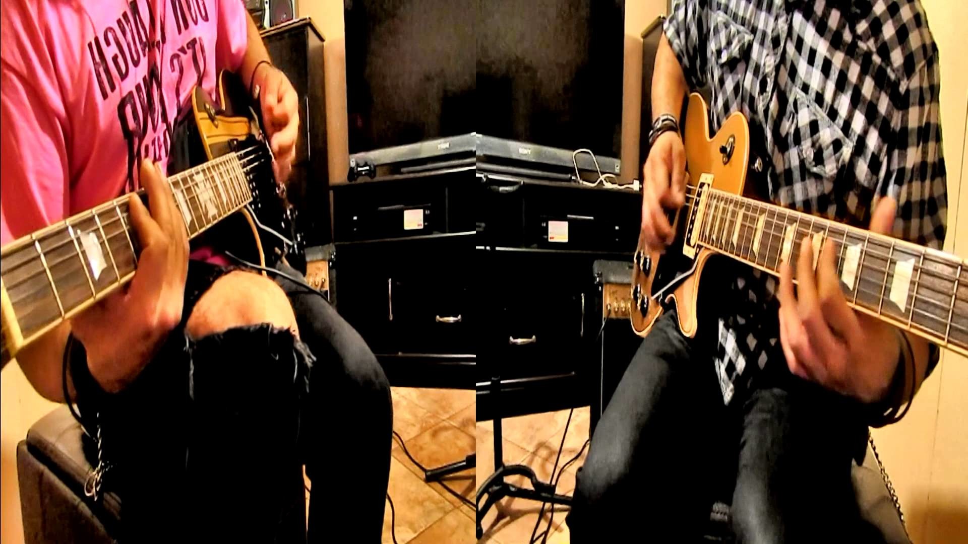 Slither Slash Guitar Cover Velvet Revolver Gibson Les Paul Gold Top And Iron Cross Youtube 1920x1080