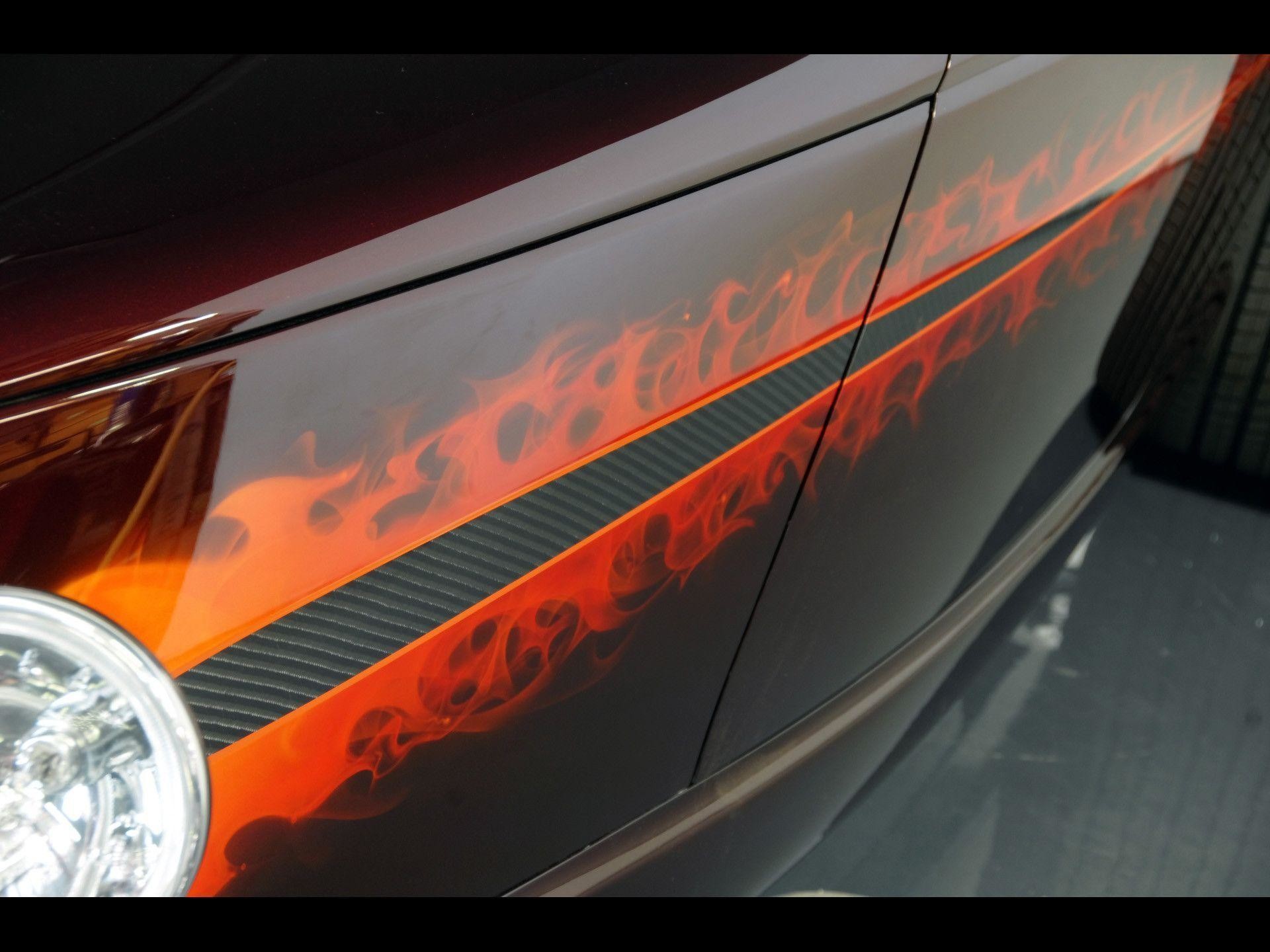 2008 Foose Coupe Flame Graphic 1920x1440 Wallpaper 1920x1440