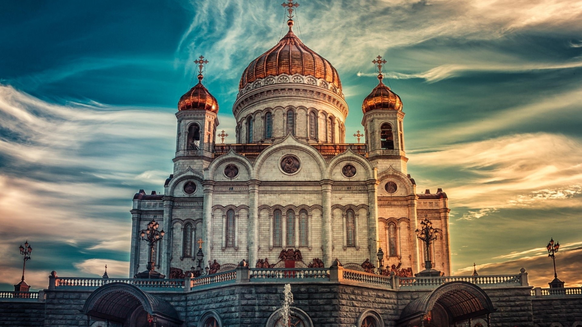 Preview Wallpaper Cathedral Of Christ The Savior Russia Moscow Hdr 1920x1080 1920x1080