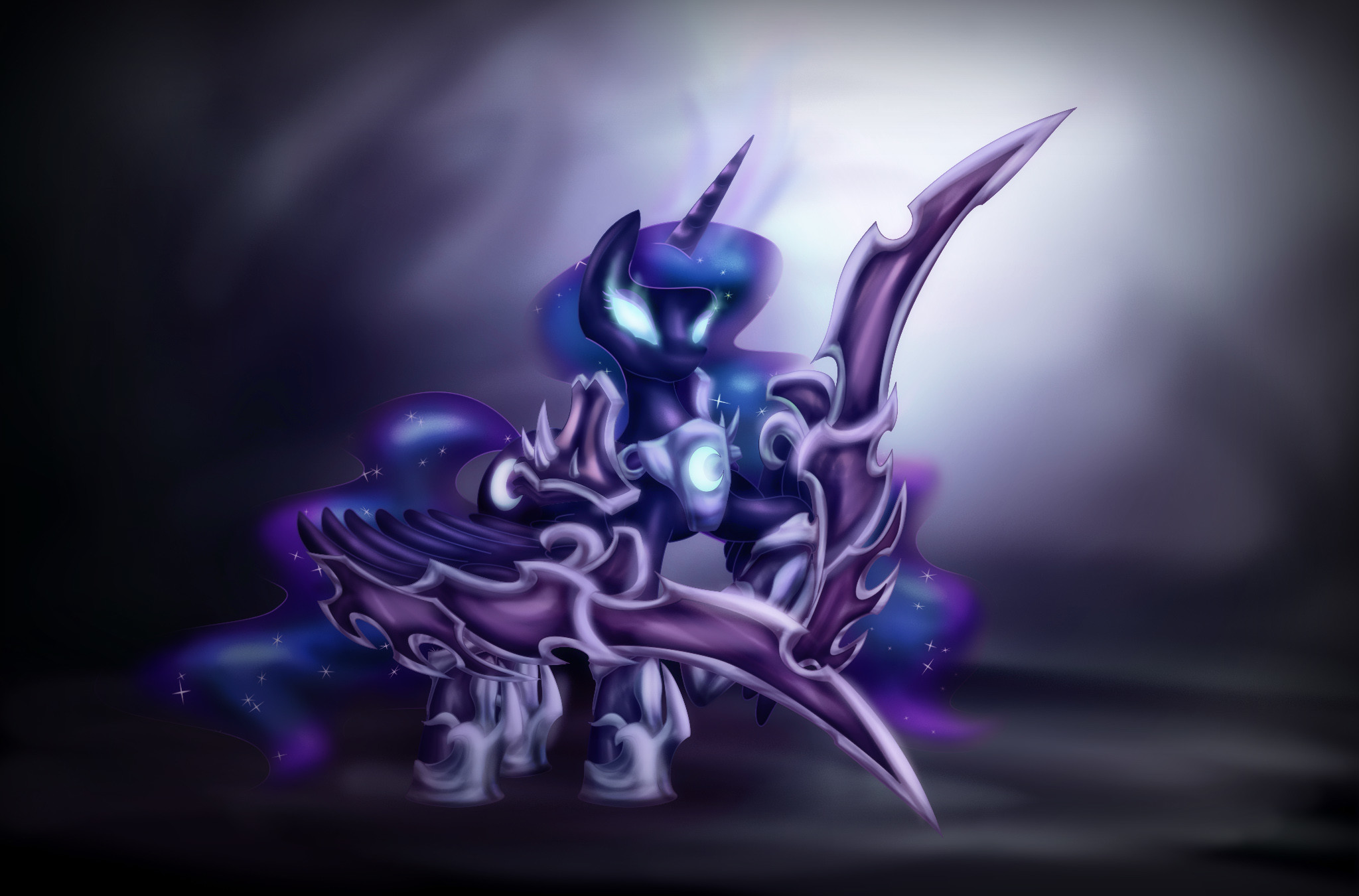 Nocturne Pony By Zedrin Hd Wallpaper Fan Artwork League Of Legends Lol 2048x1350