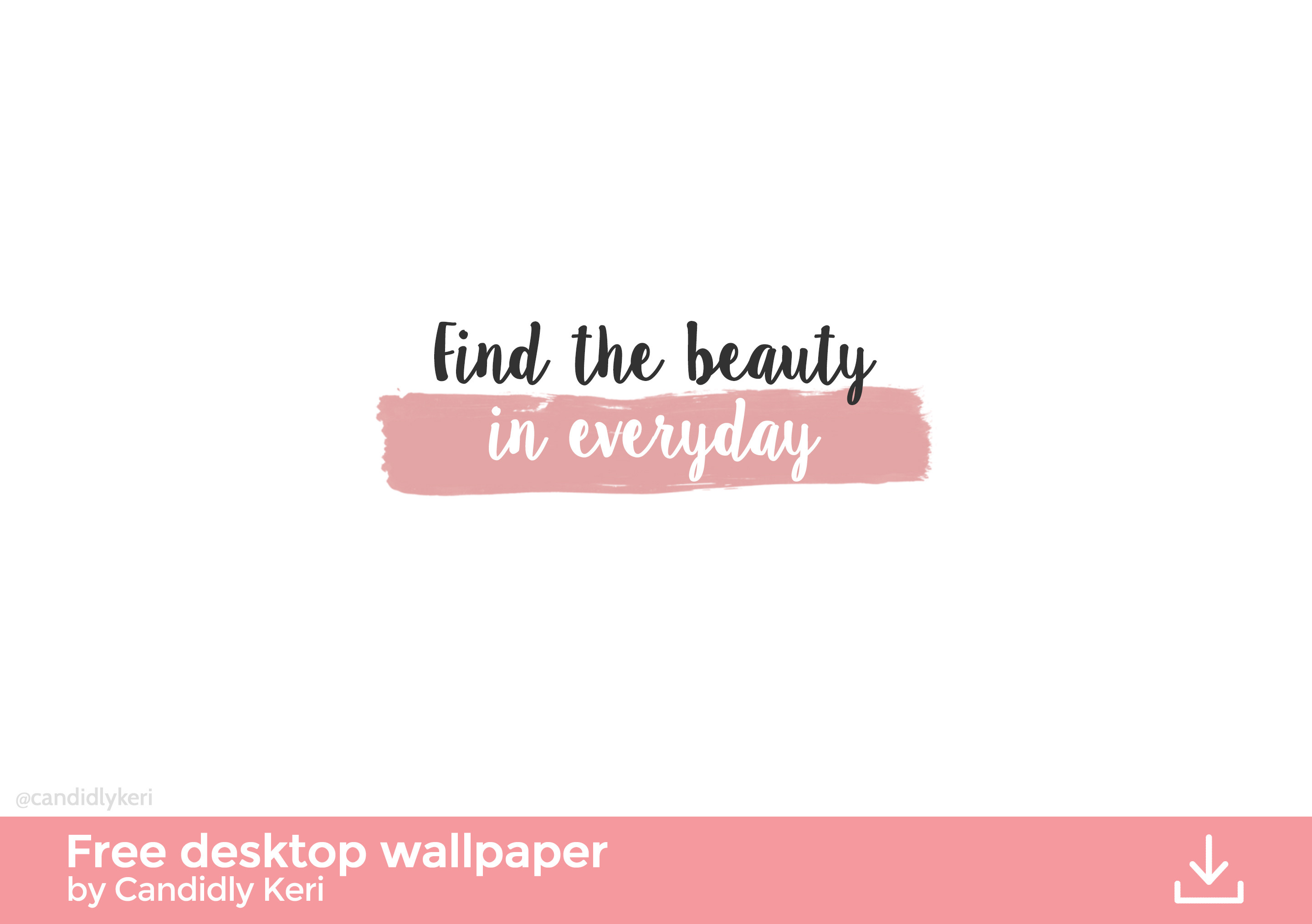 Find The Beauty In Every Day Pink Watercolor Paint Stripe Background Wallpaper You Can Download For 2880x2030