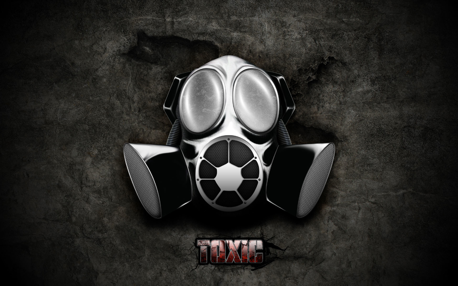 Toxic Mask Wallpaper 1920x1200