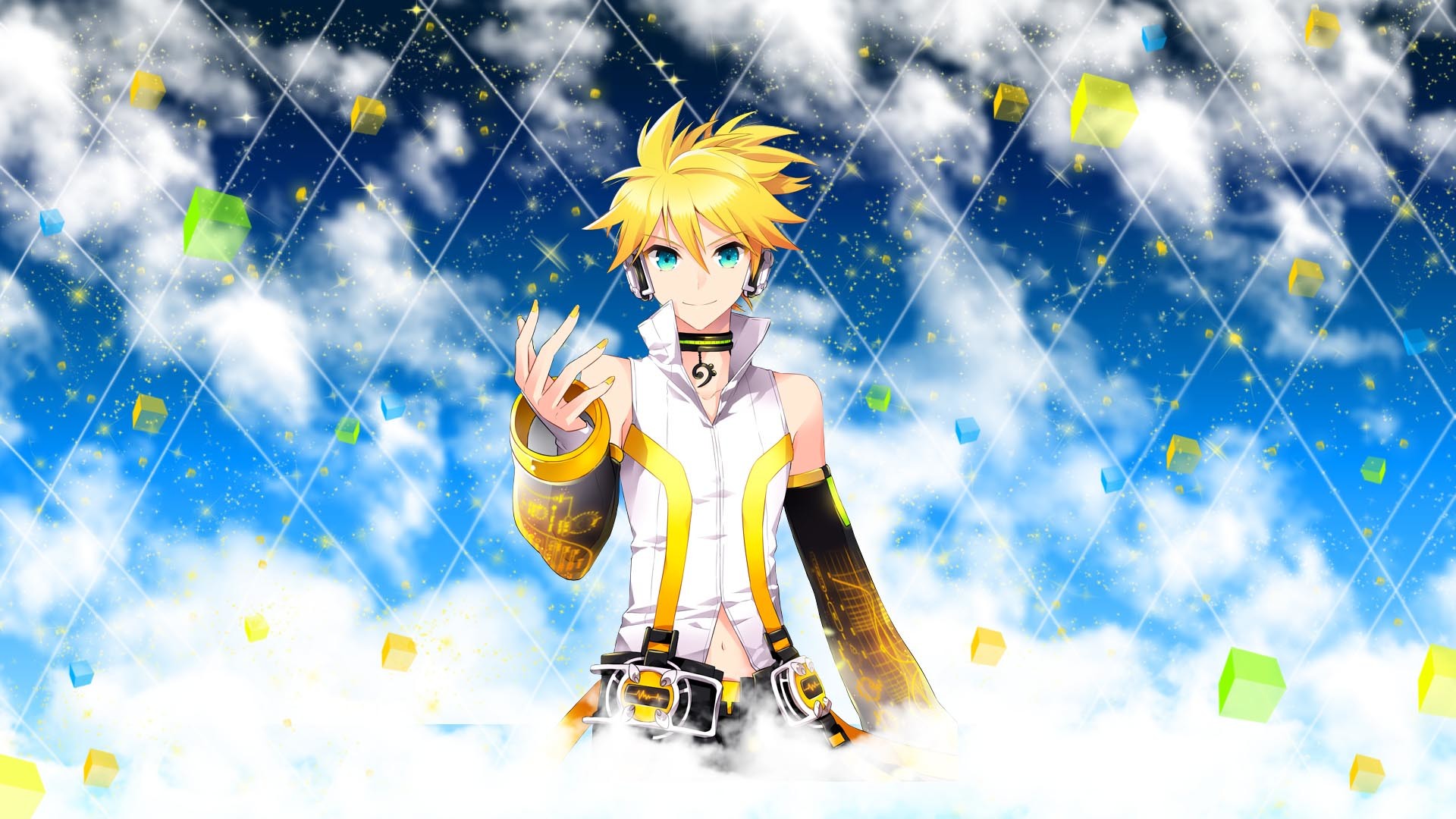 02 Len Kagamine Append Wallpaper 2 By Ng9 1920x1080