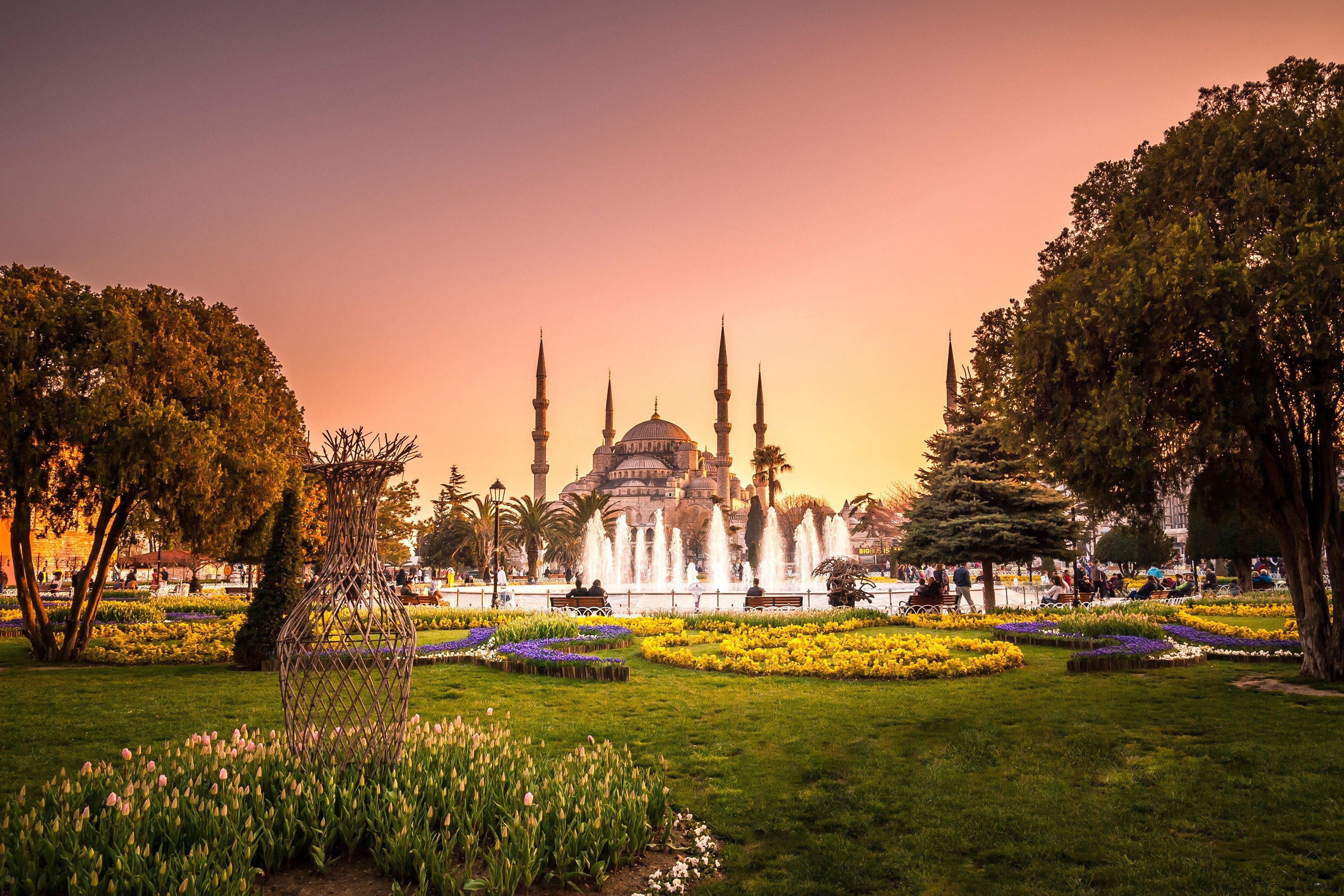 Sultan Ahmed Mosque Wallpaper 3000x2000