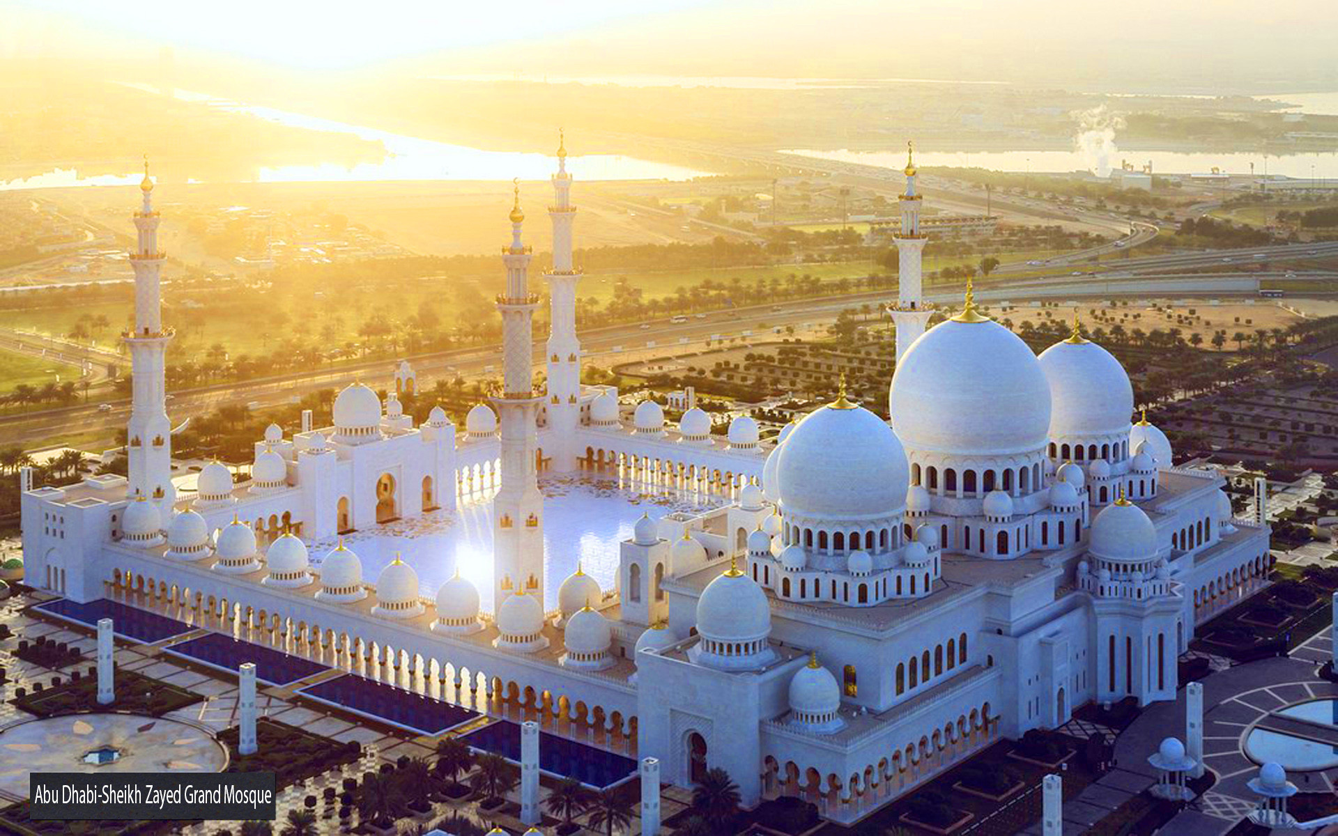 Sheikh Zayed Grand Mosque Centre Abu Dhabi Beautiful Photography 1920x1200