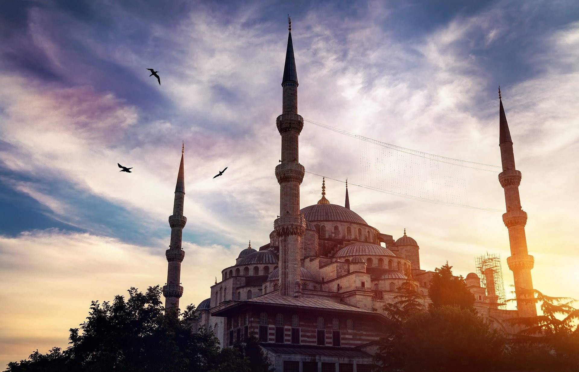 Religious Sultan Ahmed Mosque Wallpaper 1920x1236