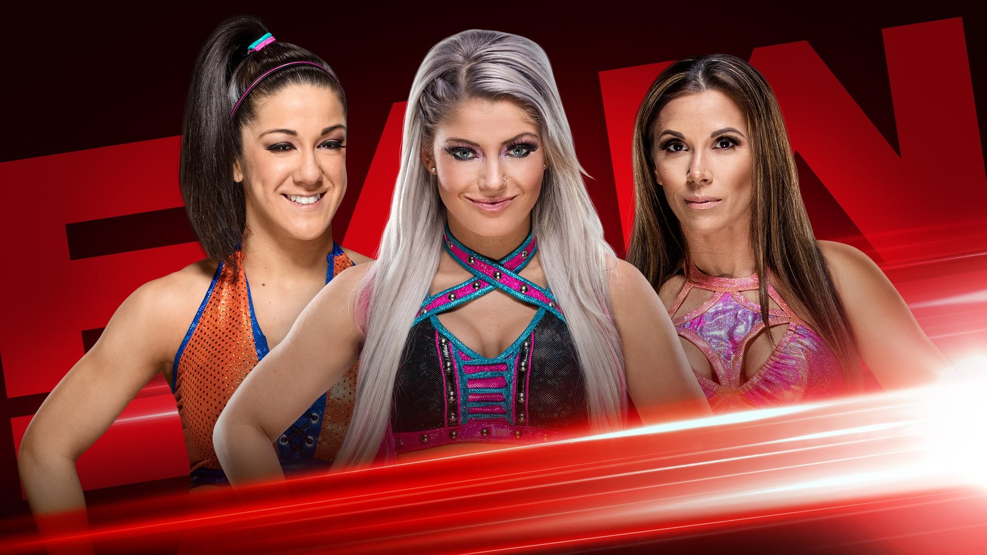 Alexa Bliss Bayley And Mickie James To Battle In A Money In The Bank Qualifying Match 1920x1080