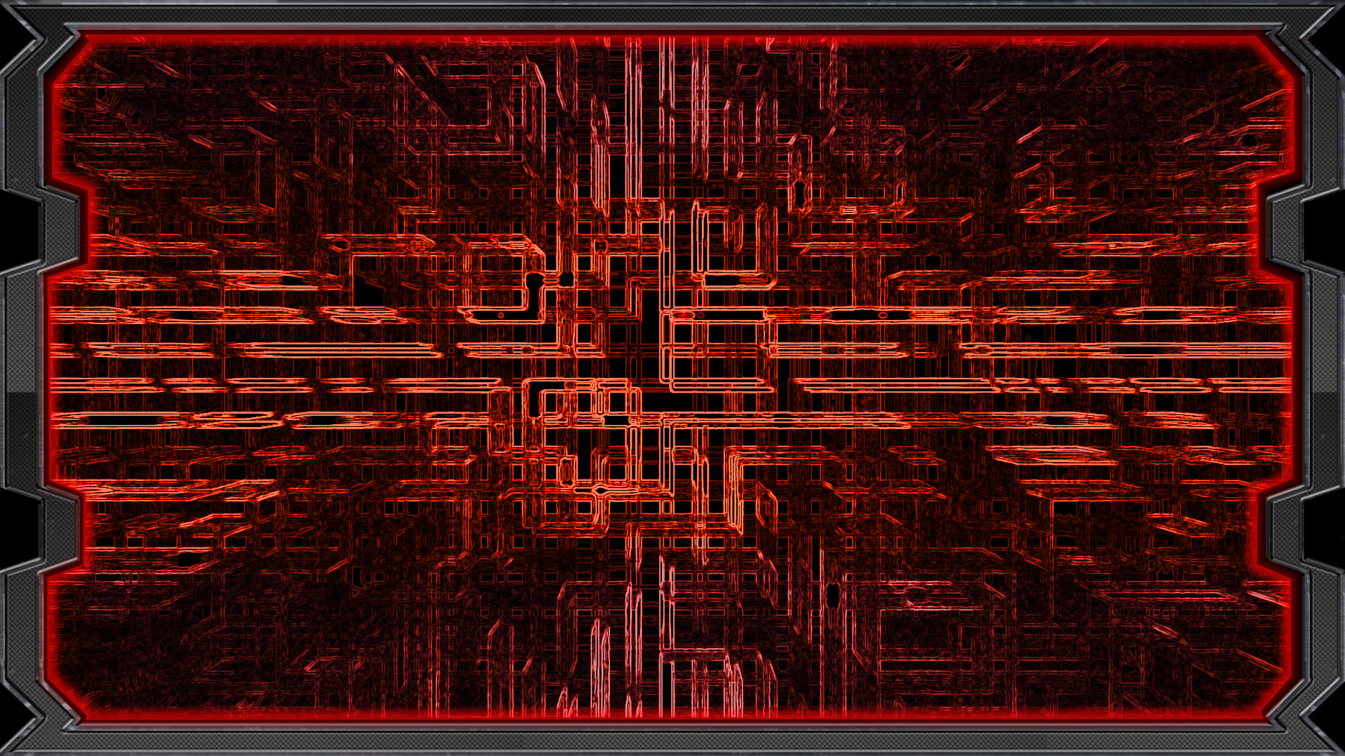 Red Techy Background By Axebreak By Axebreak 1920x1080
