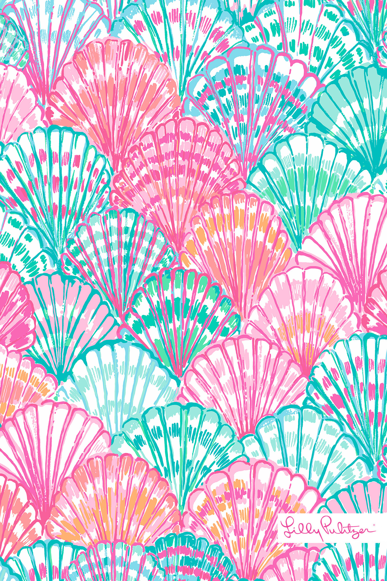 Lilly Pulitzer Oh Shello Mobile Wallpaper 1334x2001