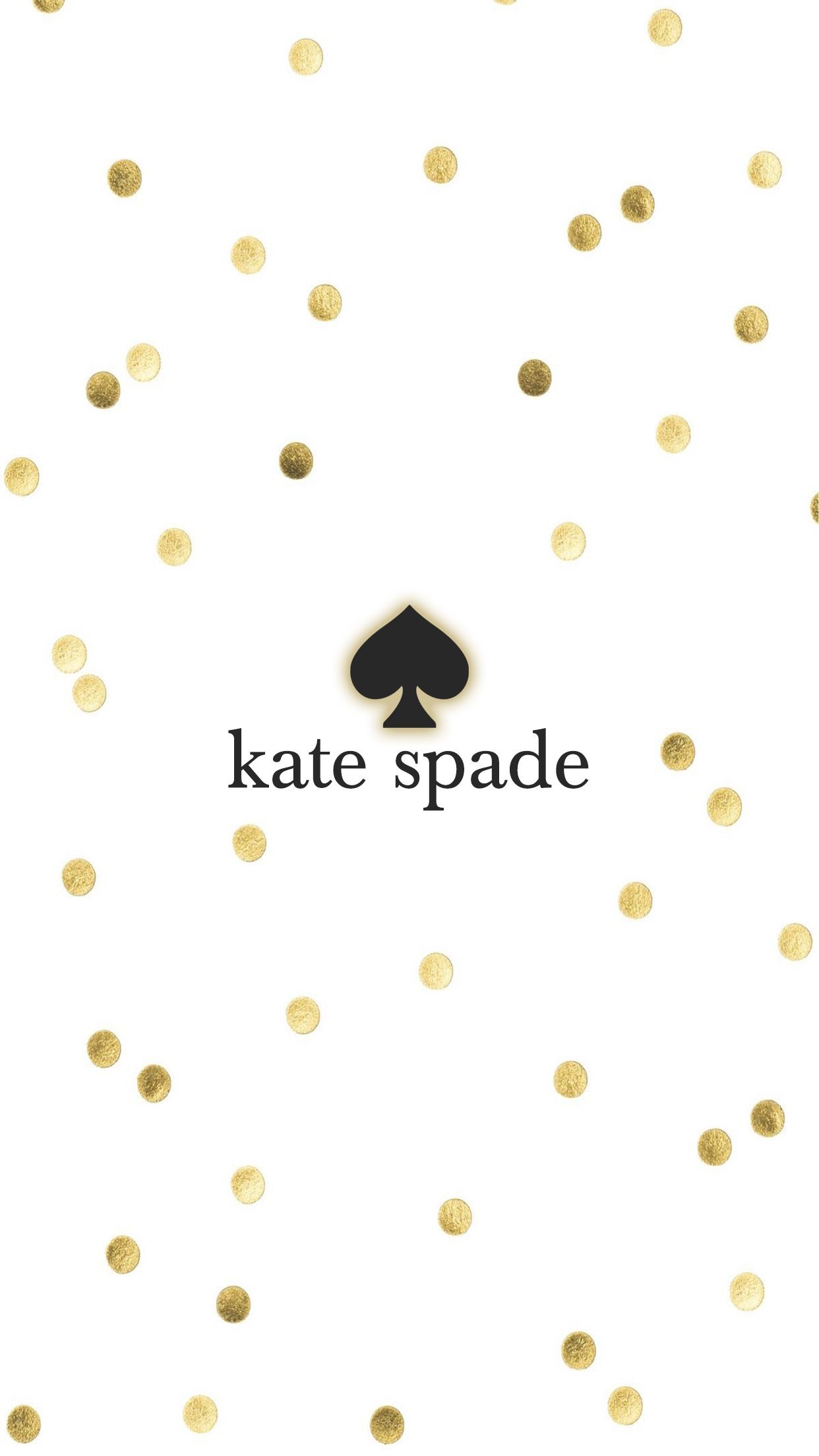 Kate Spade Gold Iphone Wallpaper Background 1242x2208