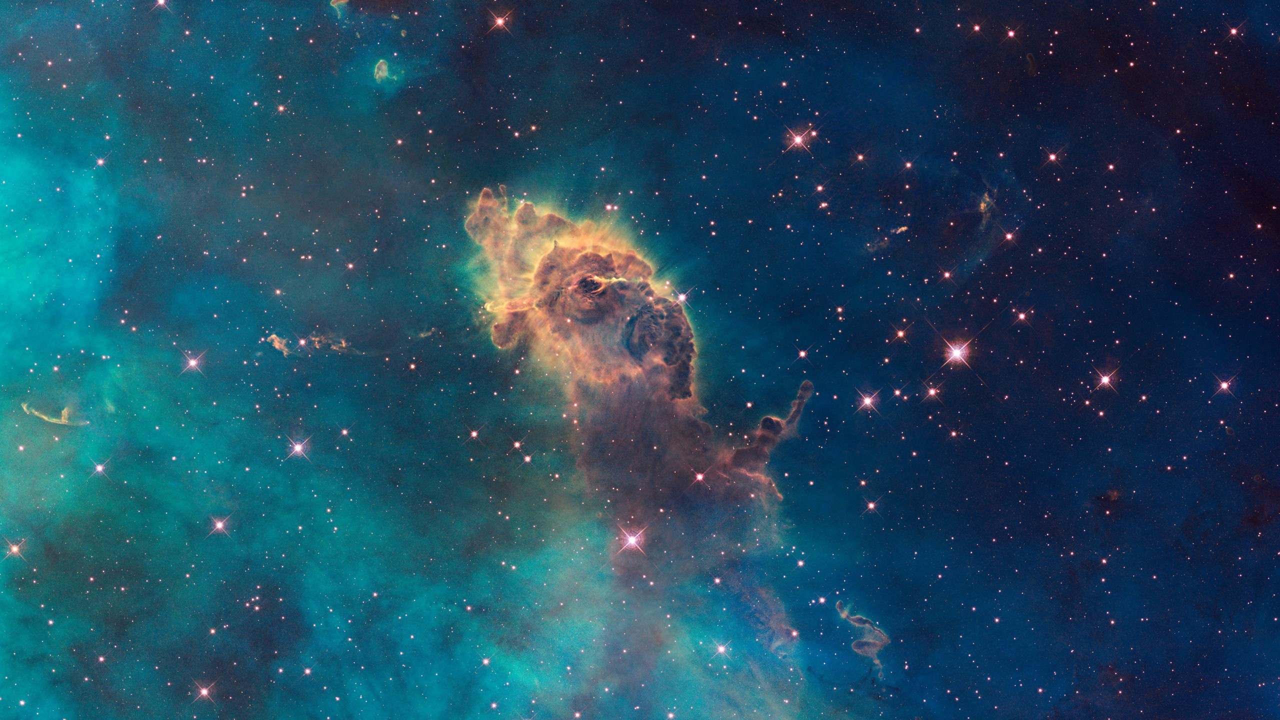 Space Carina Nebula Wallpaper 2560x1440