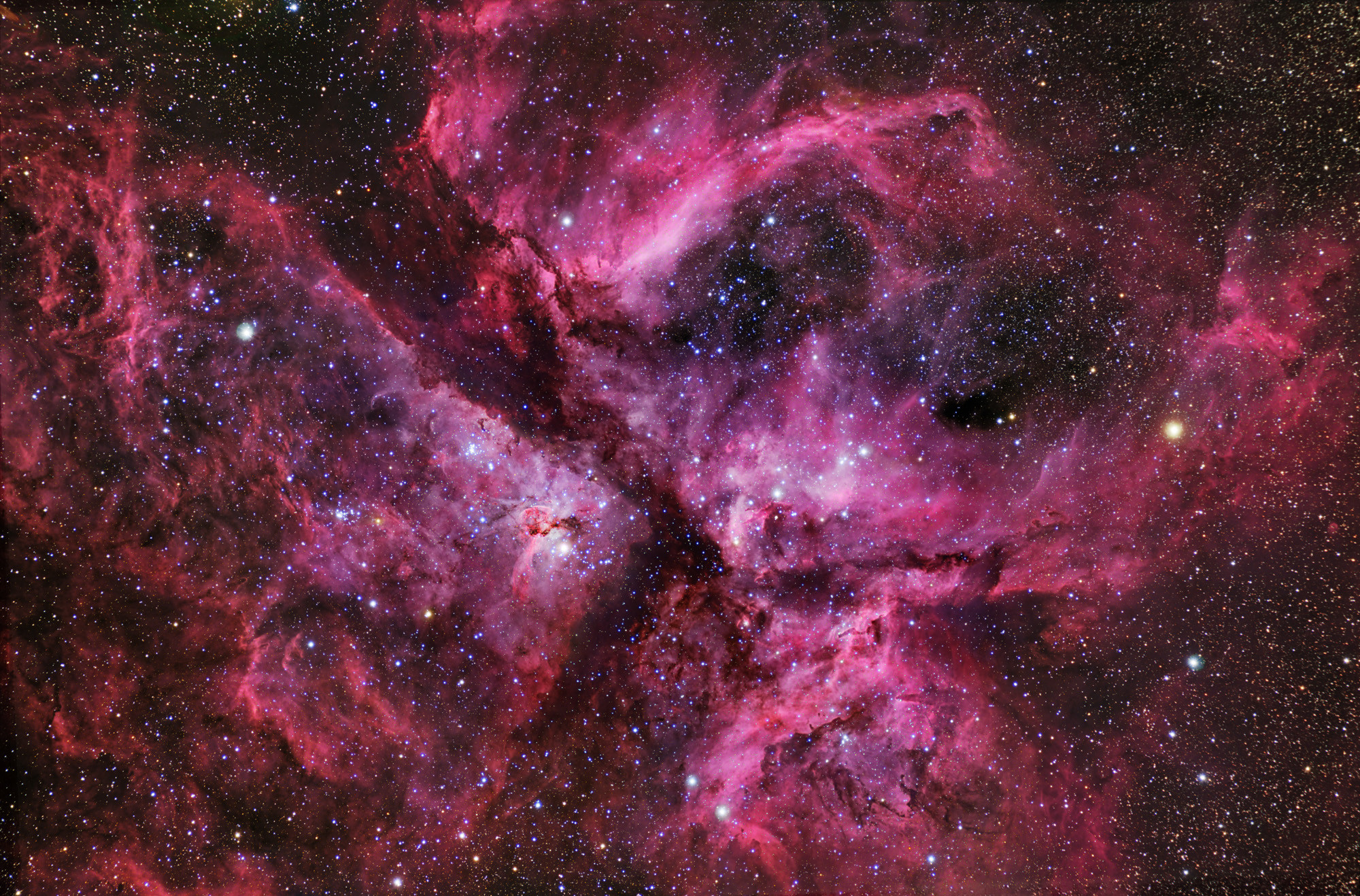Desktop Wallpaper Deep Space Nebula 2000x1318